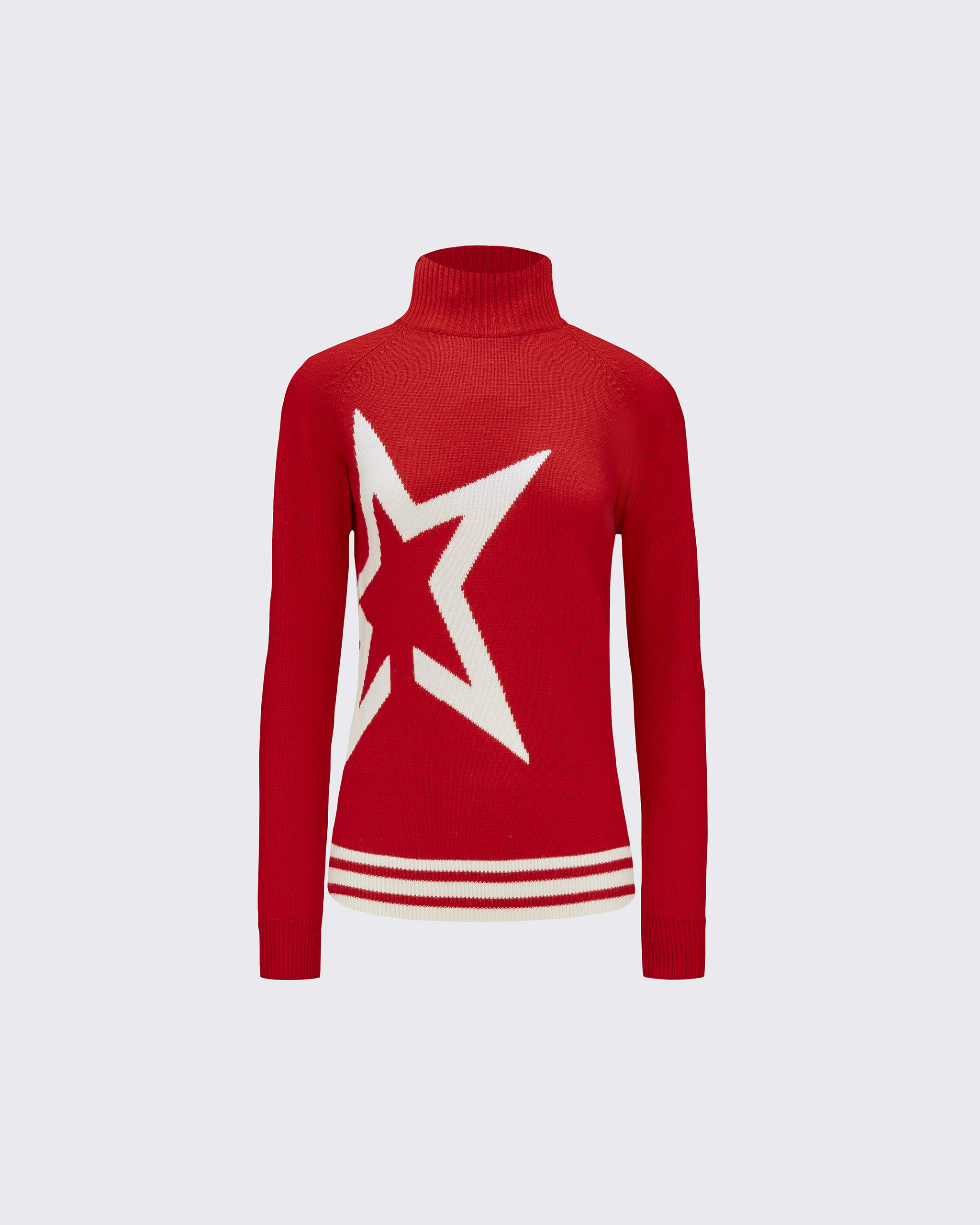 Shop Perfect Moment Bb Wool Sweater Top In Red