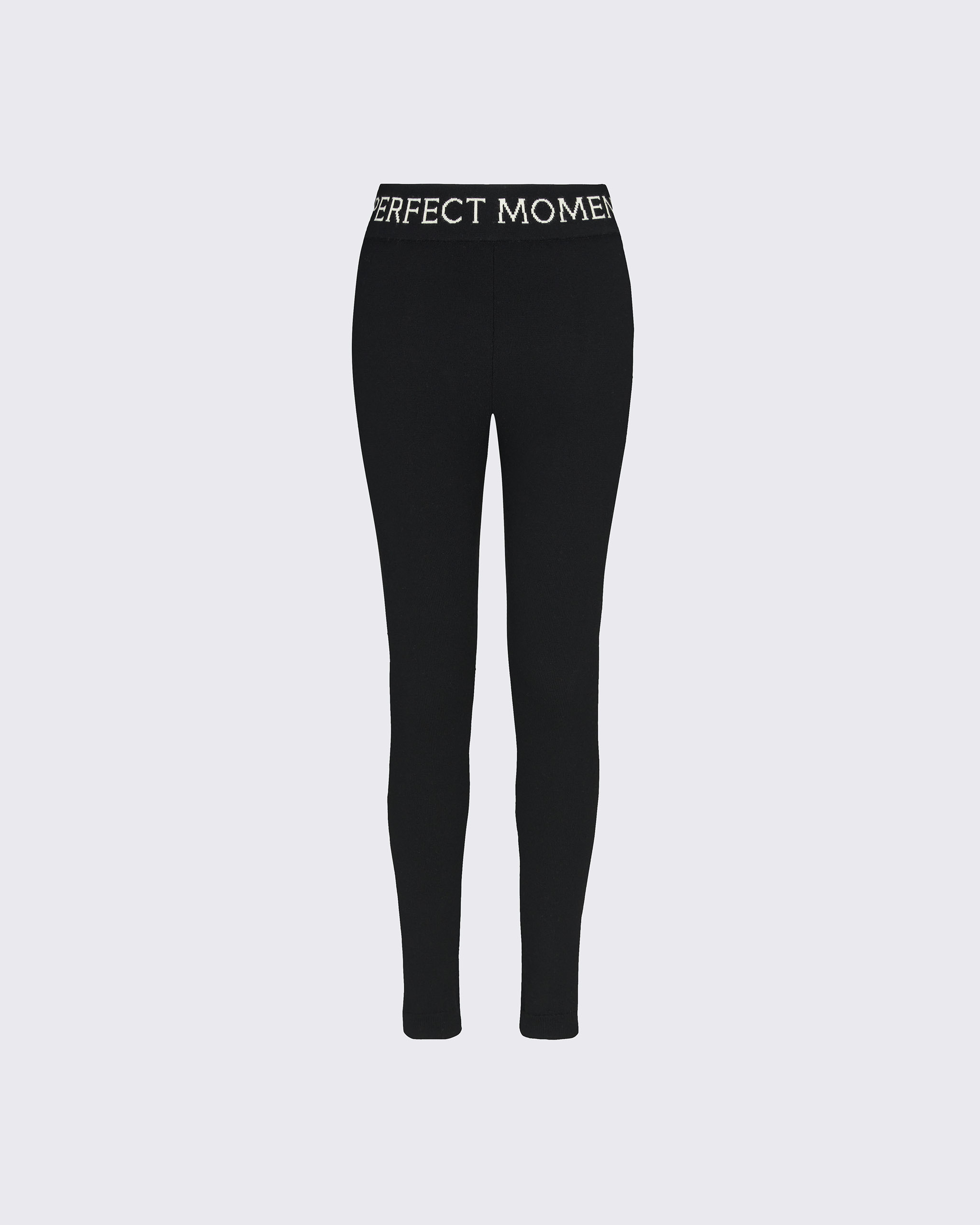 Aster knitted wool leggings in black - Perfect Moment