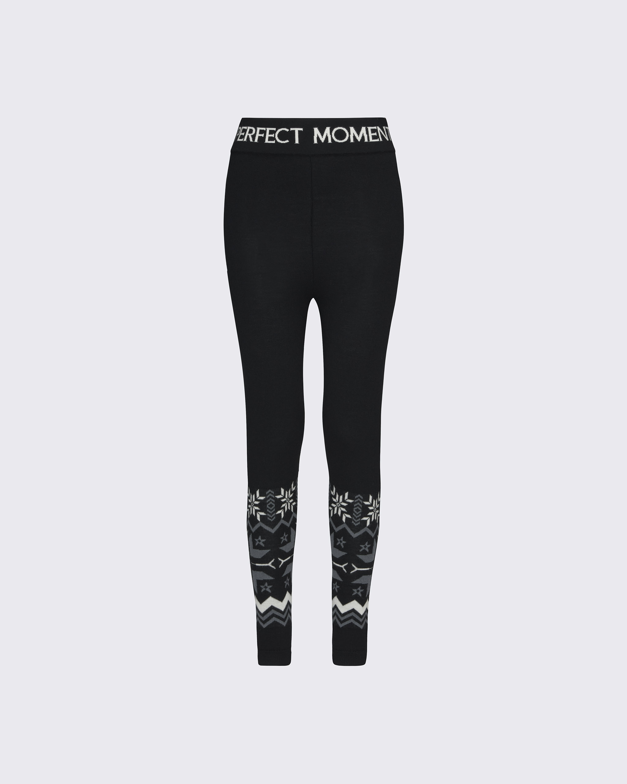 Perfect Moment Kids logo print leggings - Black
