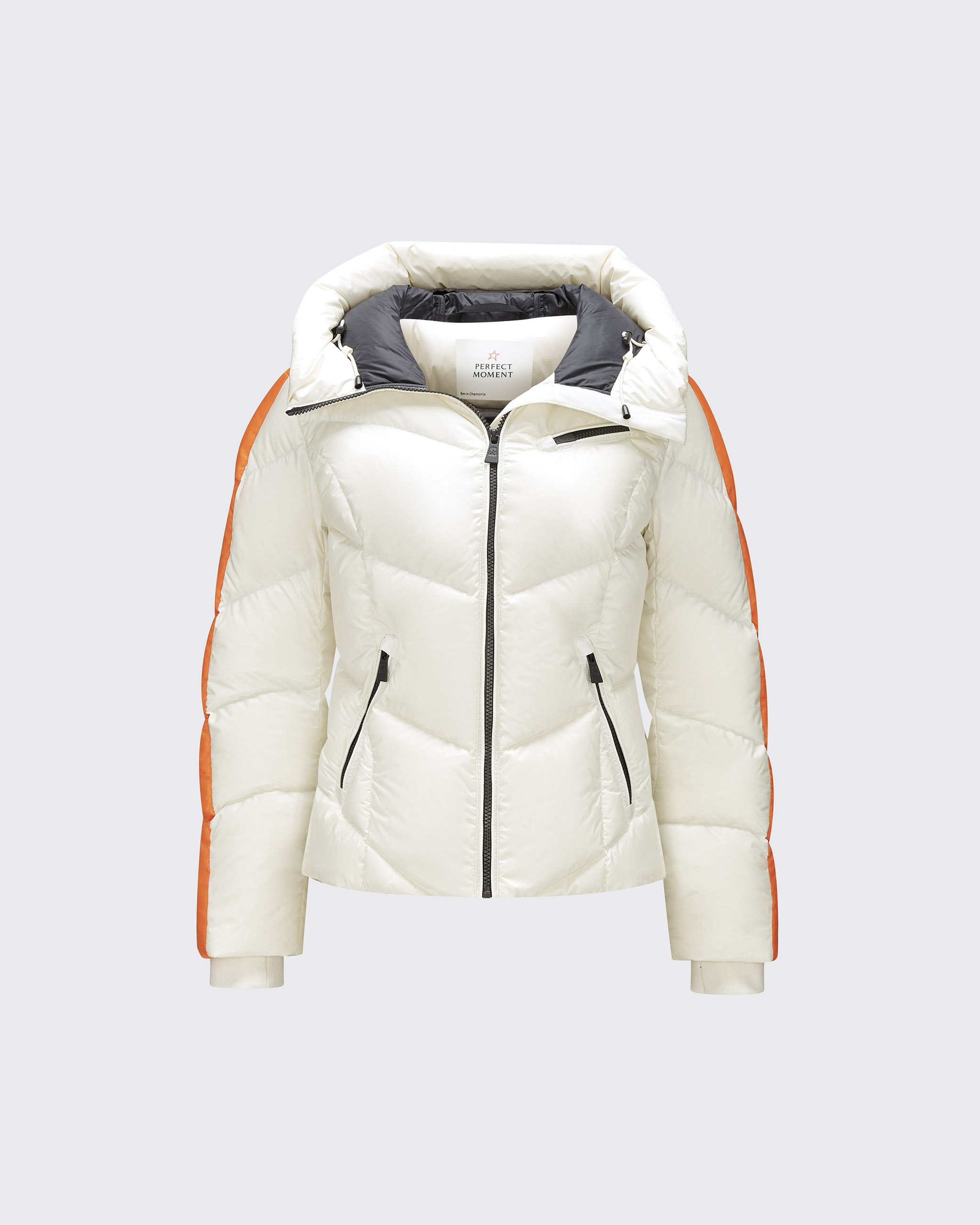 Perfect Moment Gold Star Down Jacket Xl In Snow-white