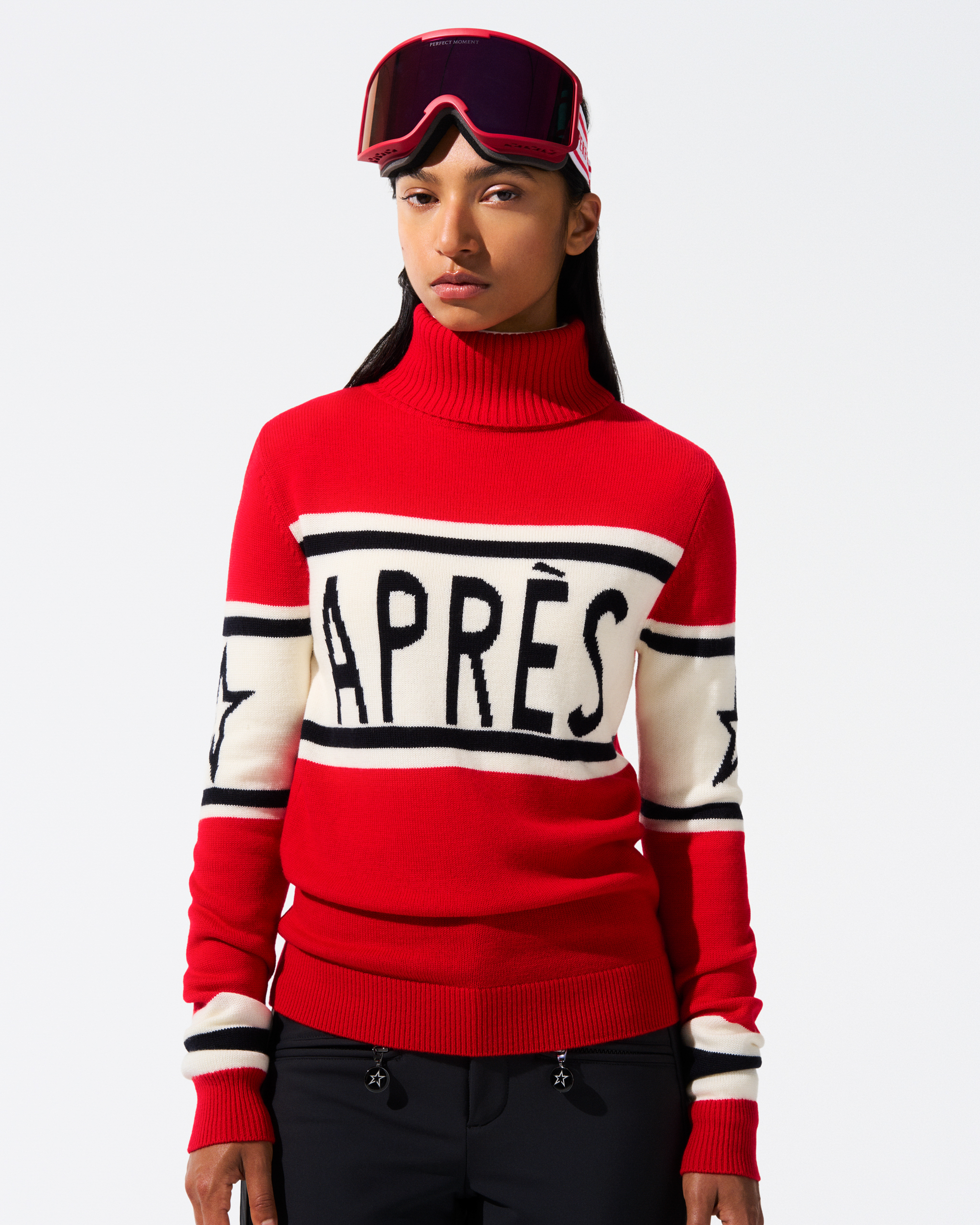 Perfect Moment Apres Schild Sweater L In Red