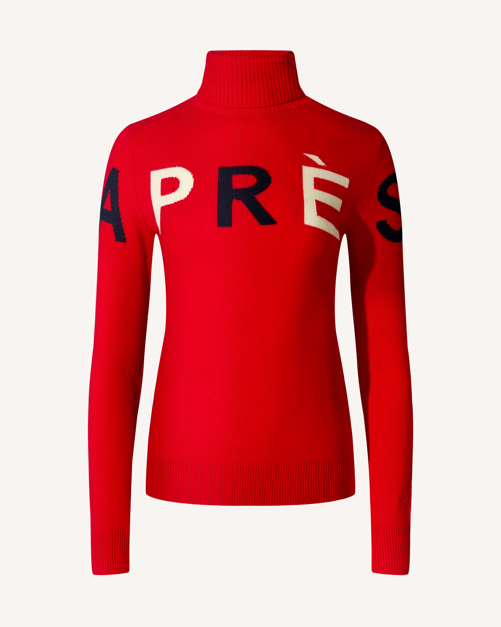 Perfect Moment Après Merino Wool Sweater L In Red