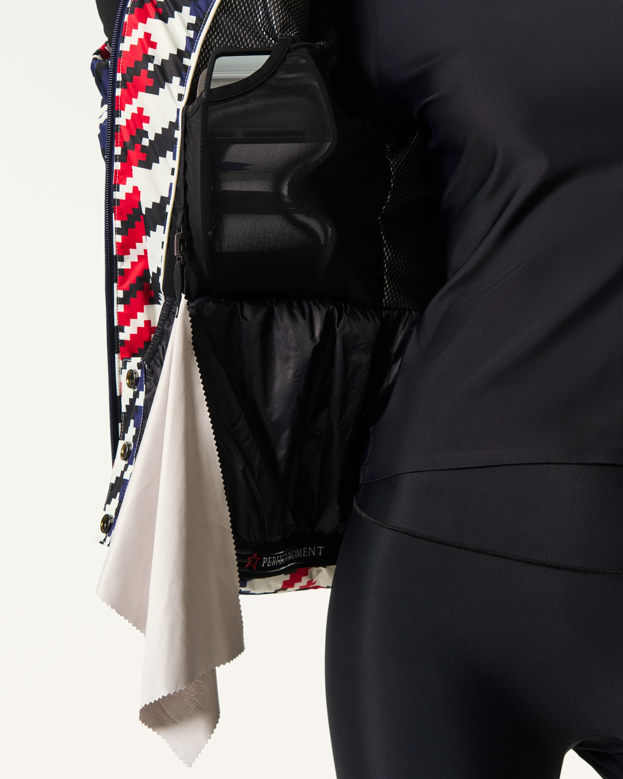 Houndstooth Candice Down Parka Jacket 8