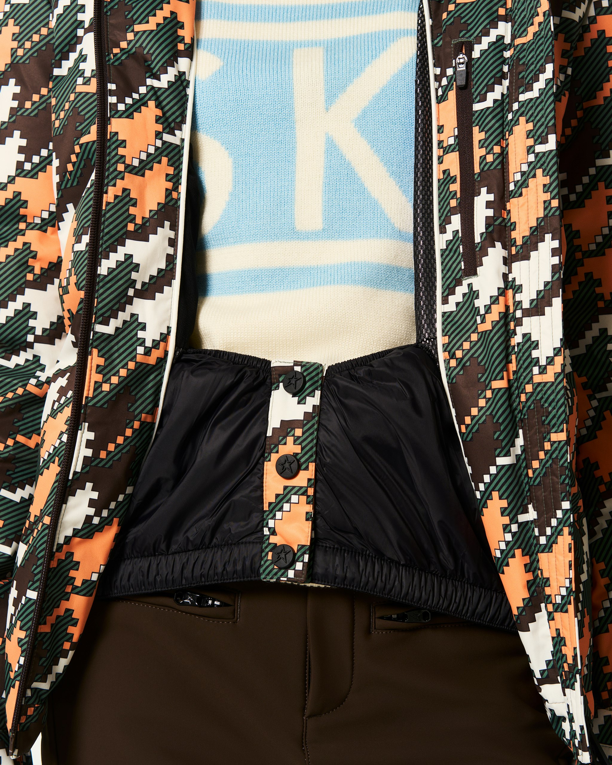 Houndstooth Candice Down Parka Jacket 7