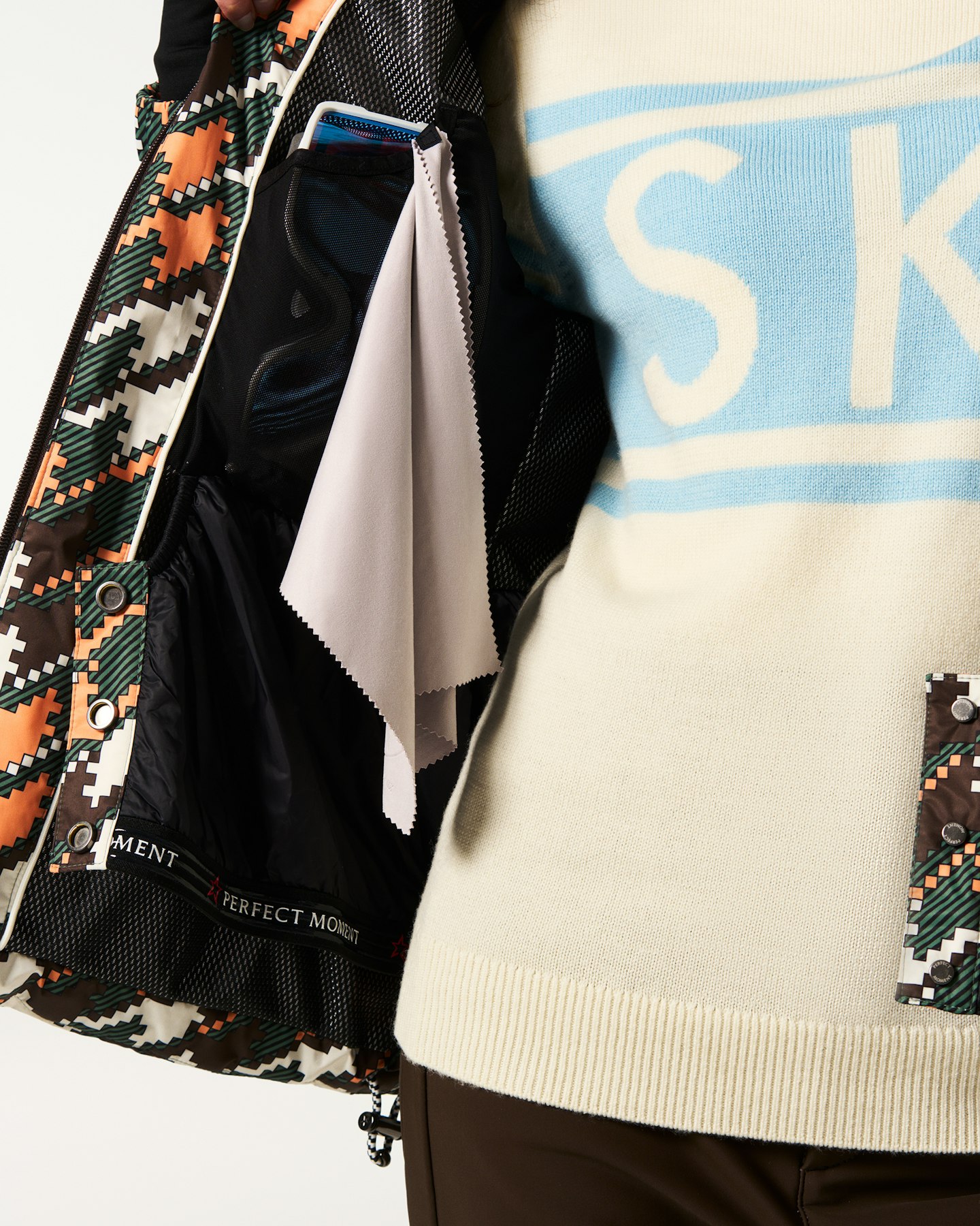 Houndstooth Candice Down Parka Jacket 8