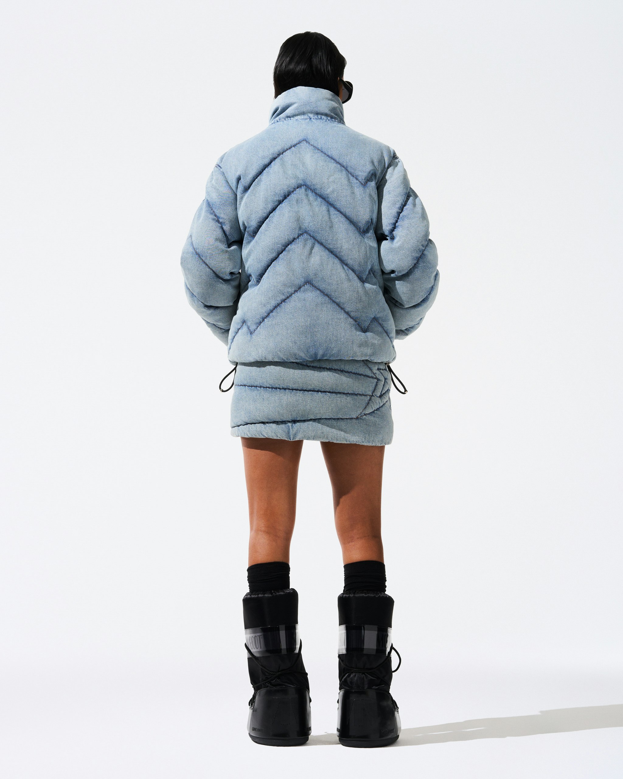 Denim Puffer Jacket 2