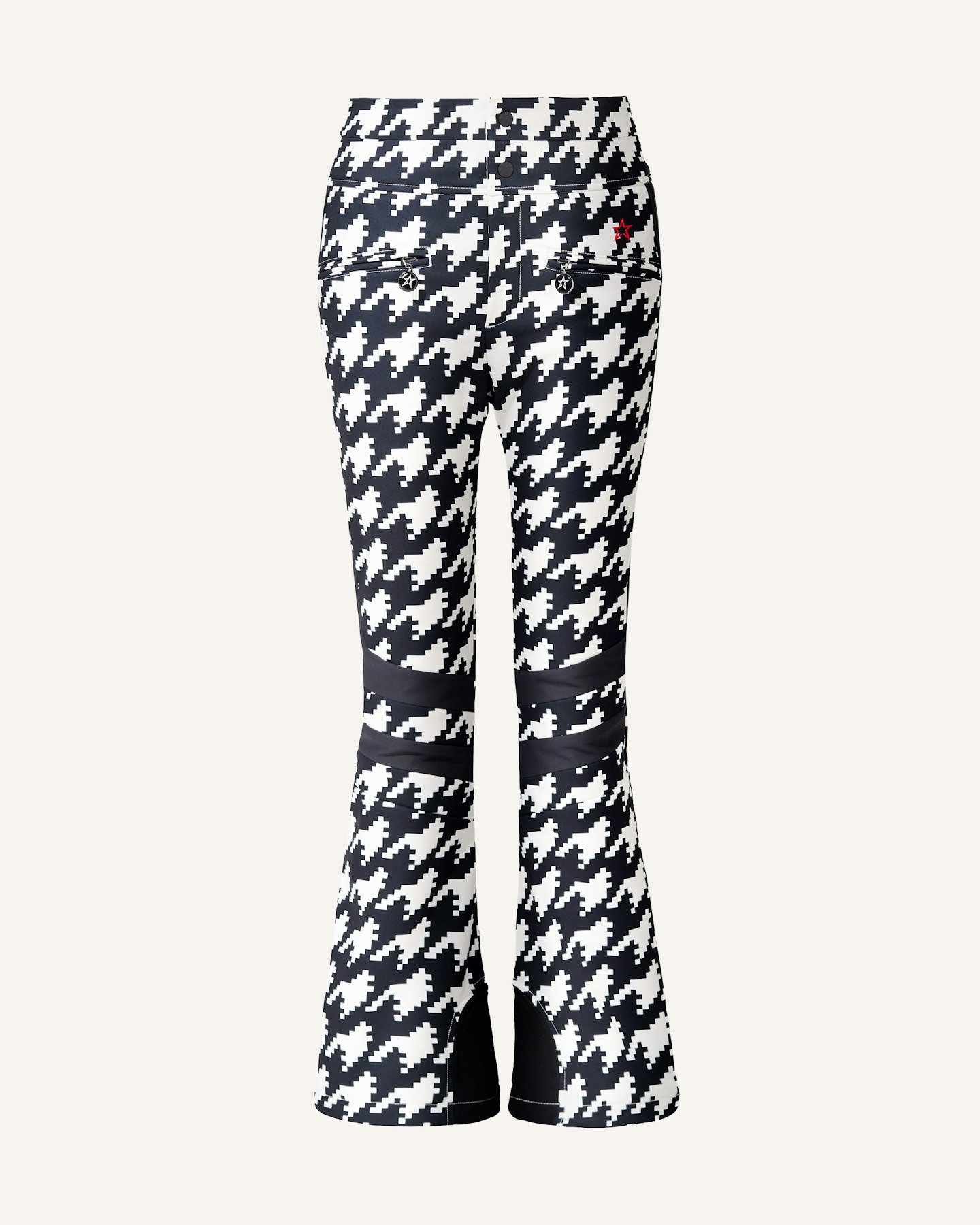 Houndstooth High-Waist Aurora Flare Ski Pant 0