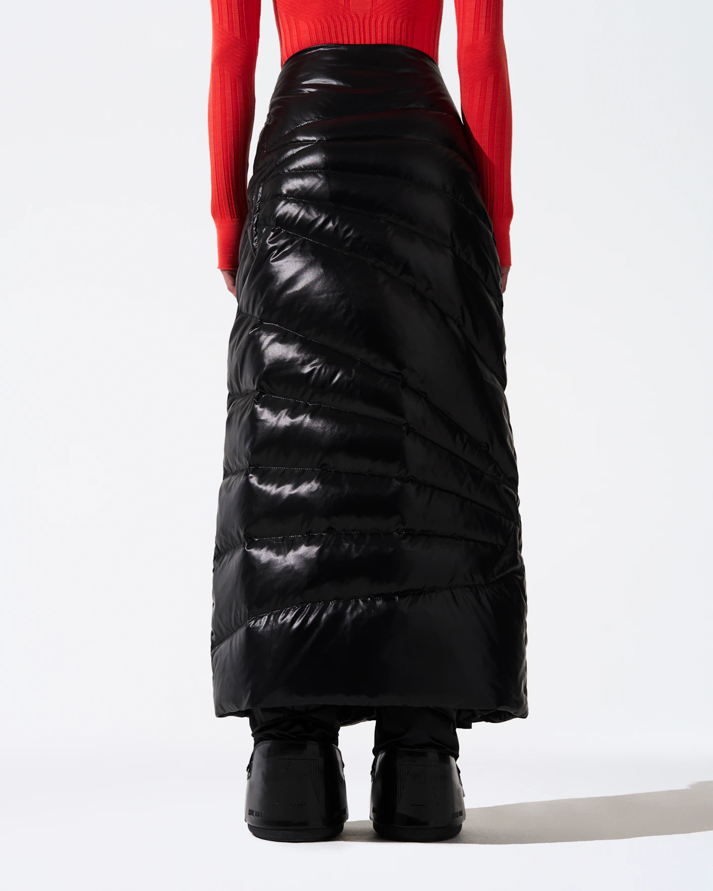Quilted Maxi Skirt 2