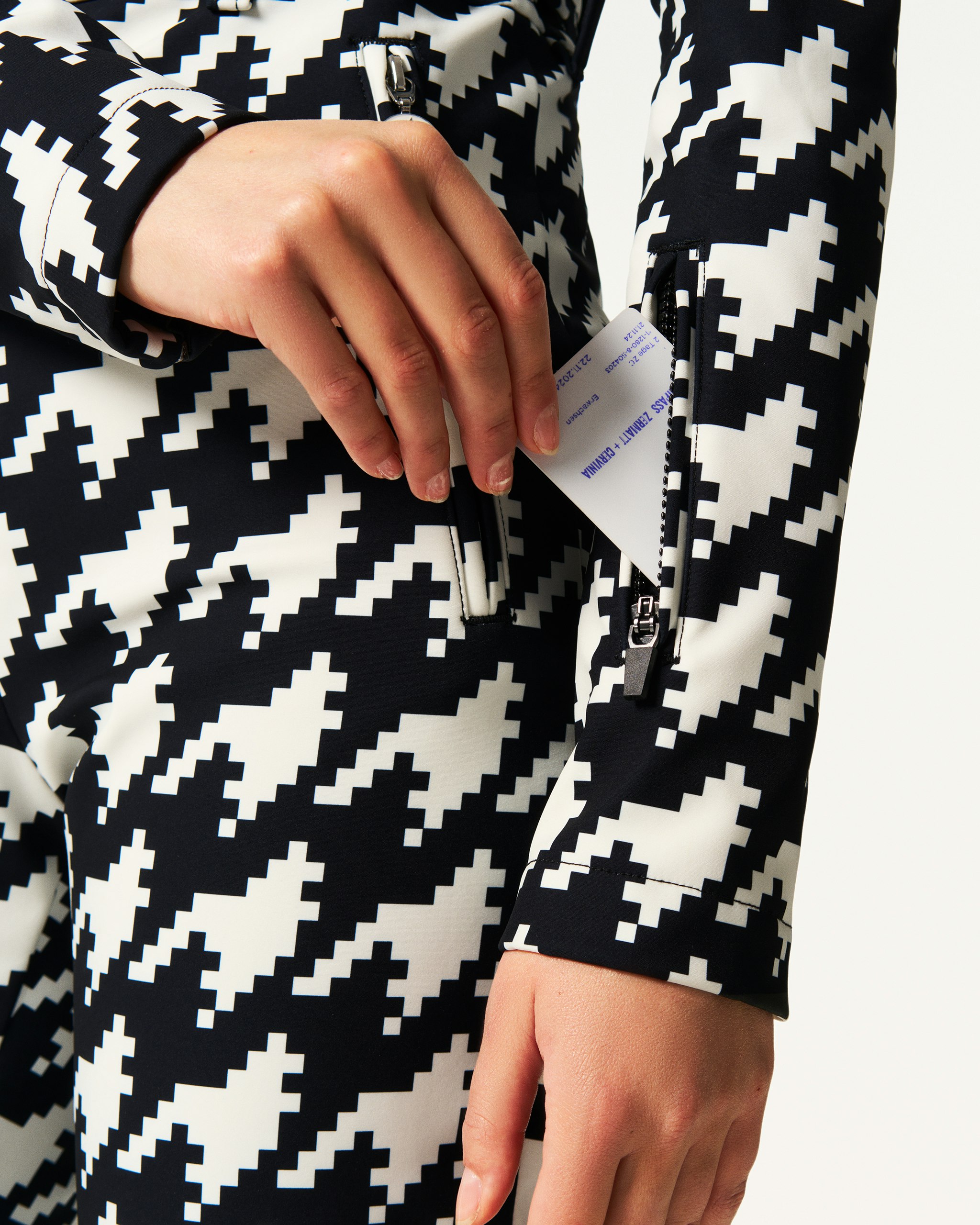 Houndstooth Tignes Ski Suit 4