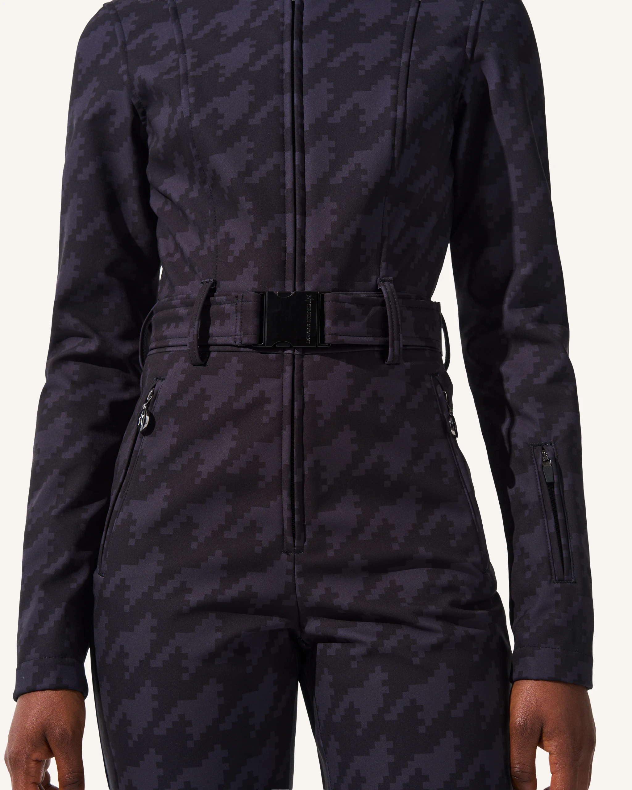 Houndstooth Tignes Ski Suit | Perfect Moment