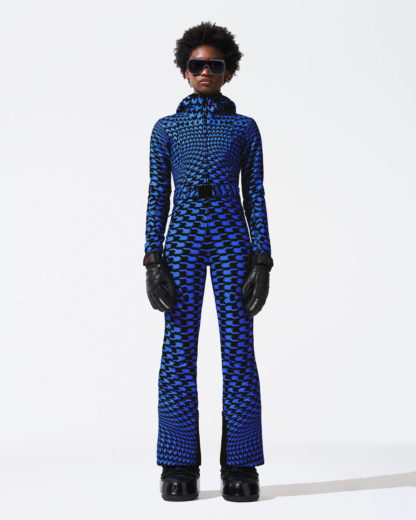 Twisted Houndstooth Tignes Ski Suit 1