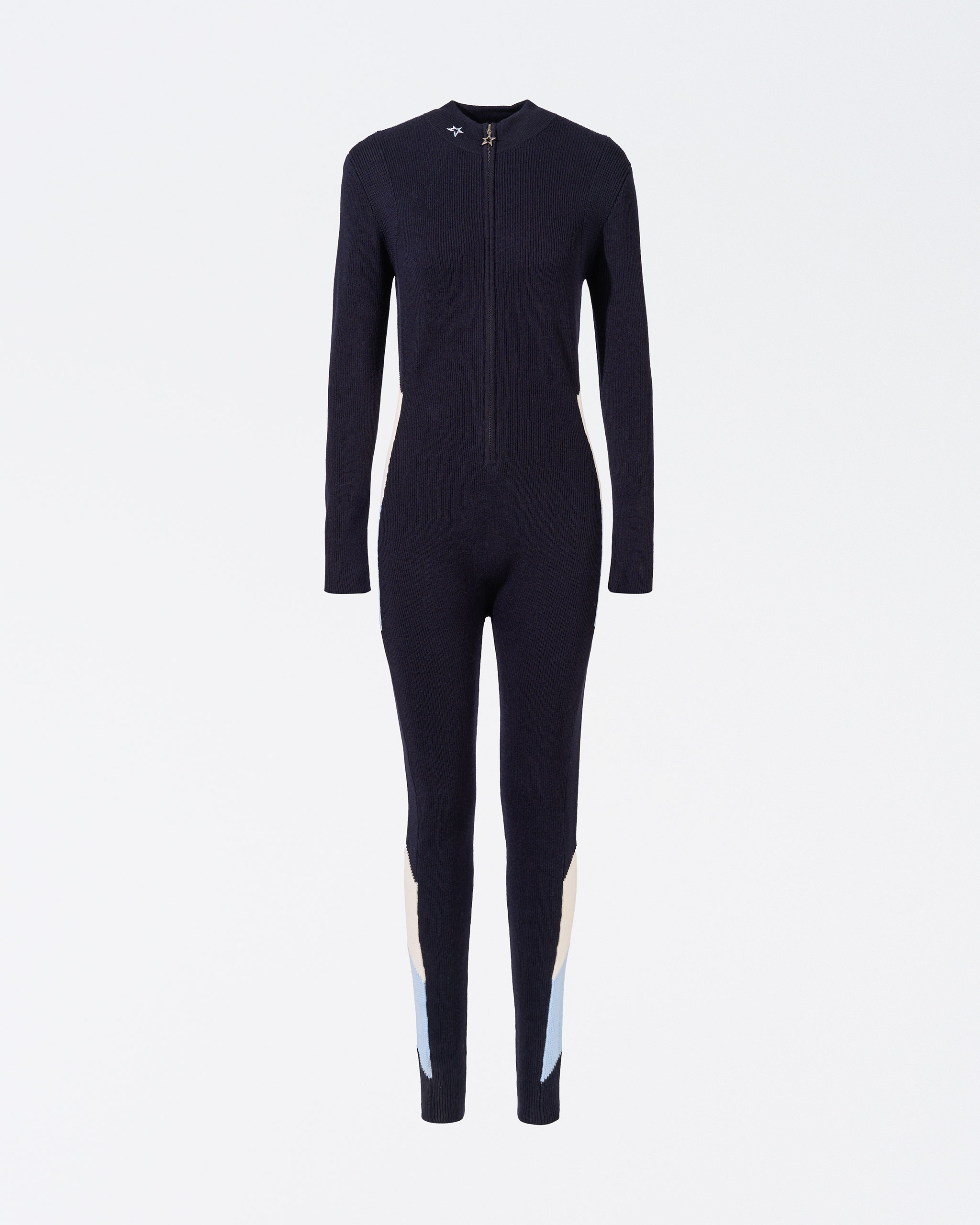 Perfect Moment Cora Merino Wool Jumpsuit Xs In Navy