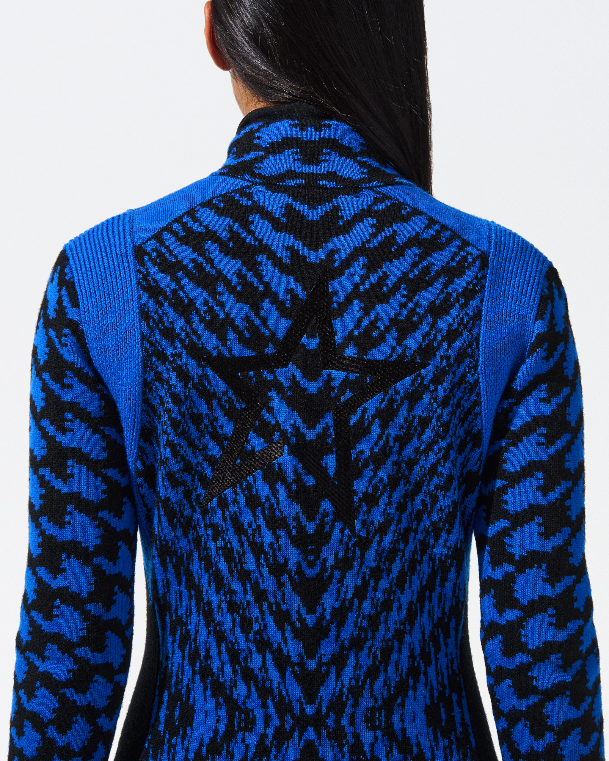 Twisted Houndstooth Merino Wool Jumpsuit | Perfect Moment