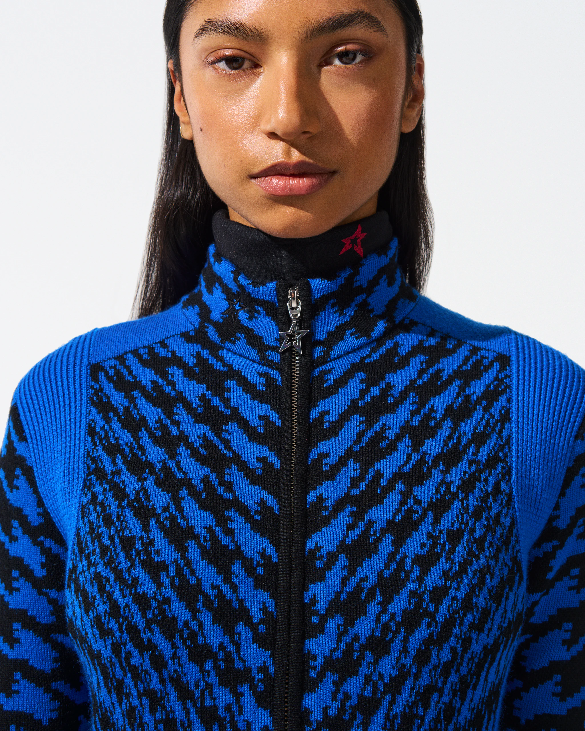 Twisted Houndstooth Merino Wool Jumpsuit | Perfect Moment