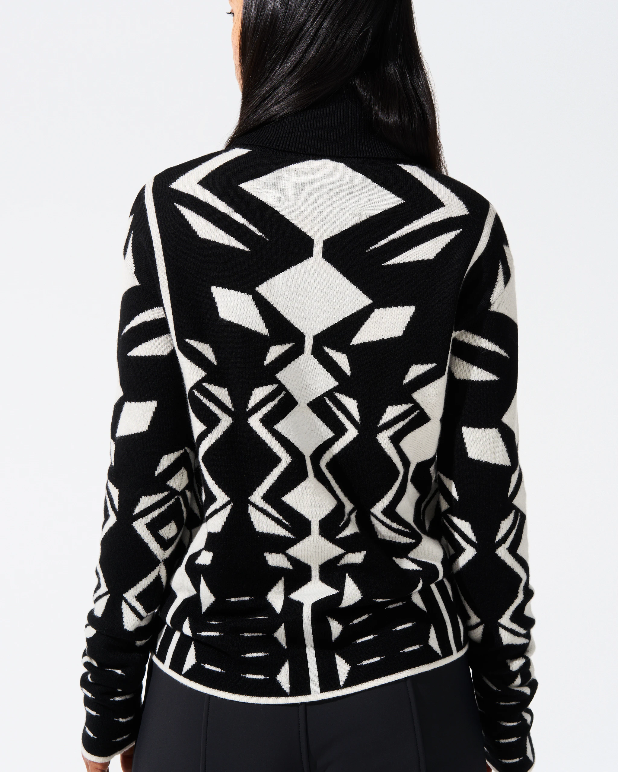 Geo Merino Wool Turtleneck 3