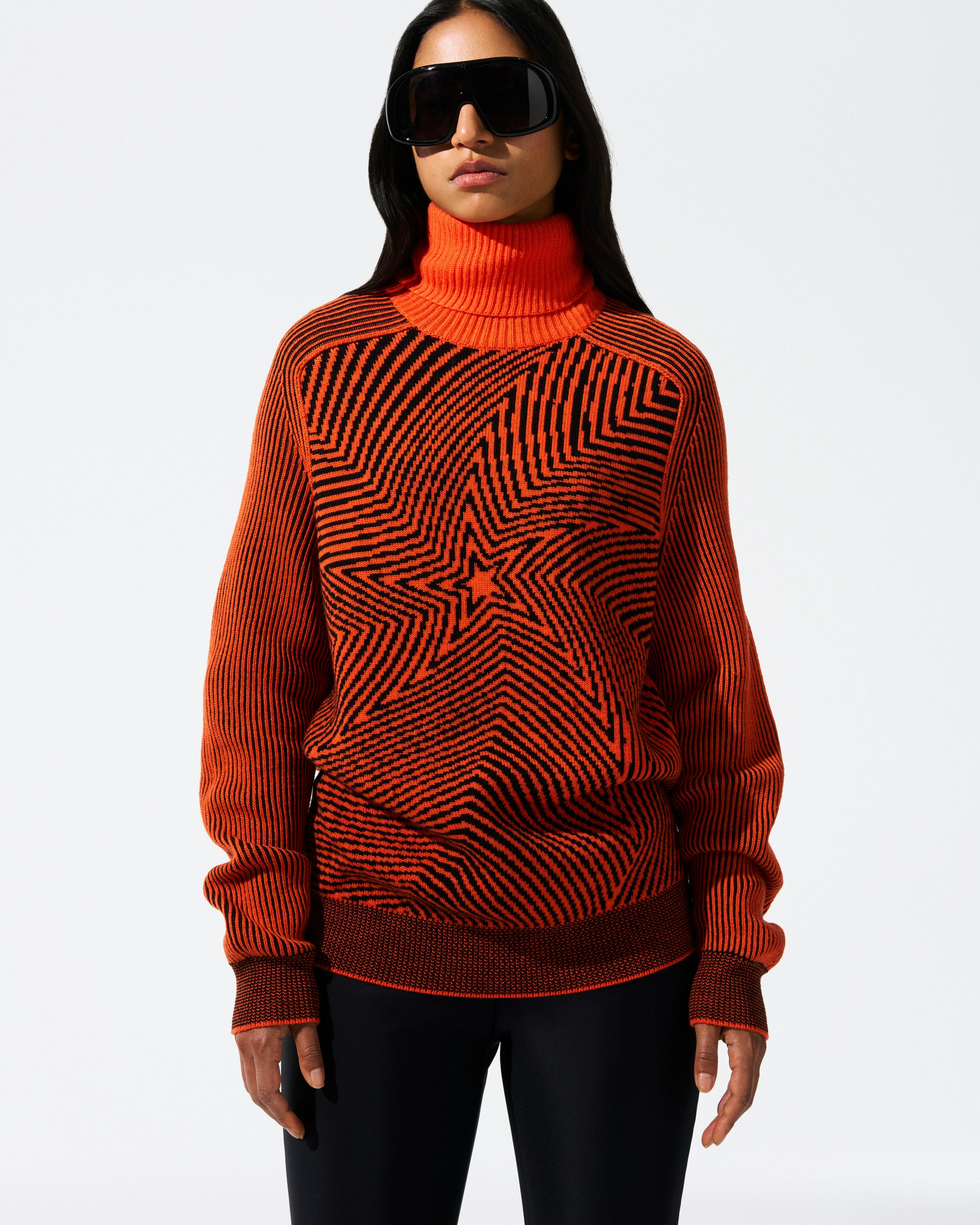 Star Merino Wool Turtleneck Sweater 1