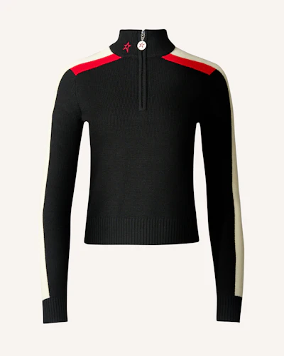 LA Tour Merino Wool 1/4 Zip Sweater
