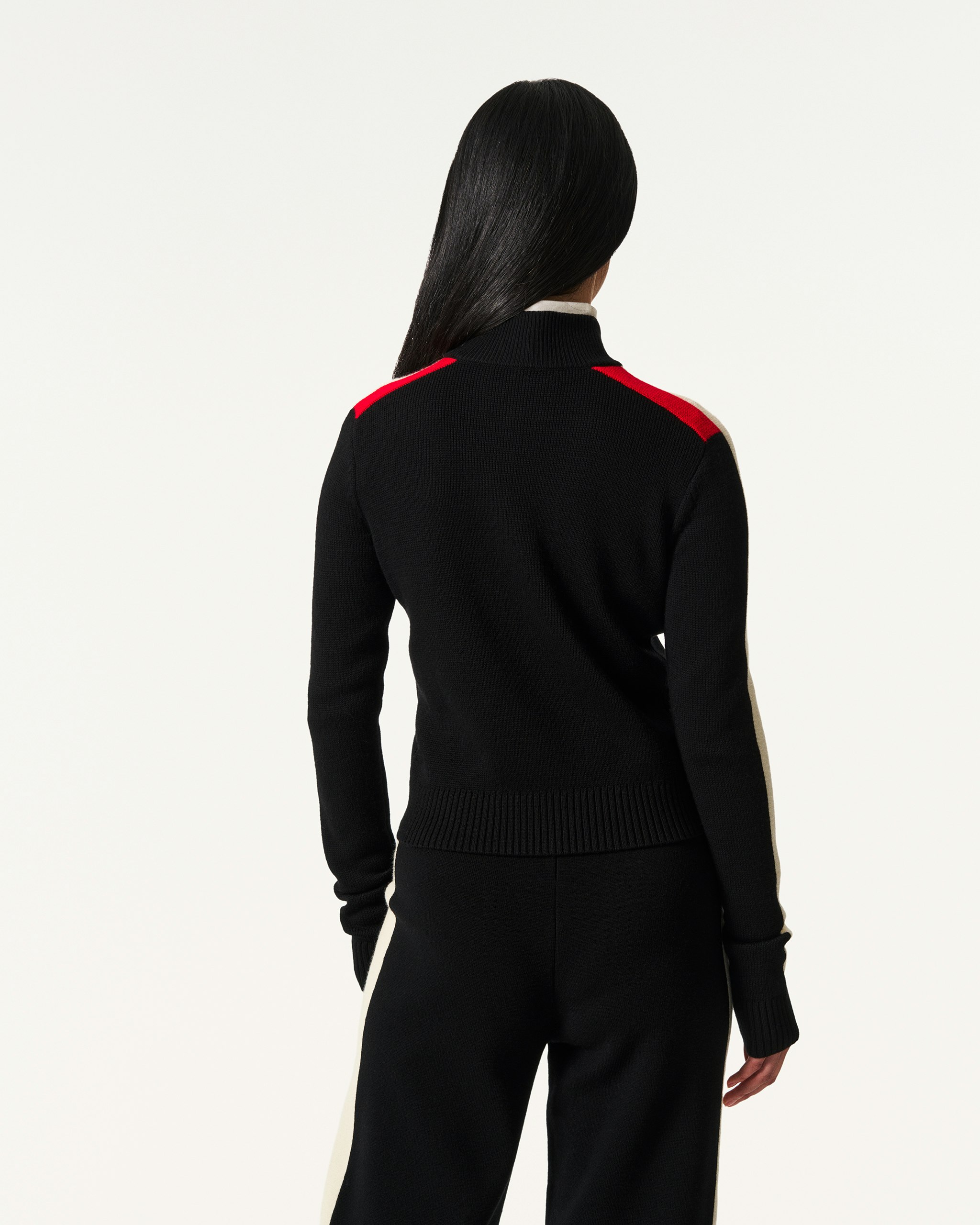 LA Tour Merino Wool 1/4 Zip Sweater 4