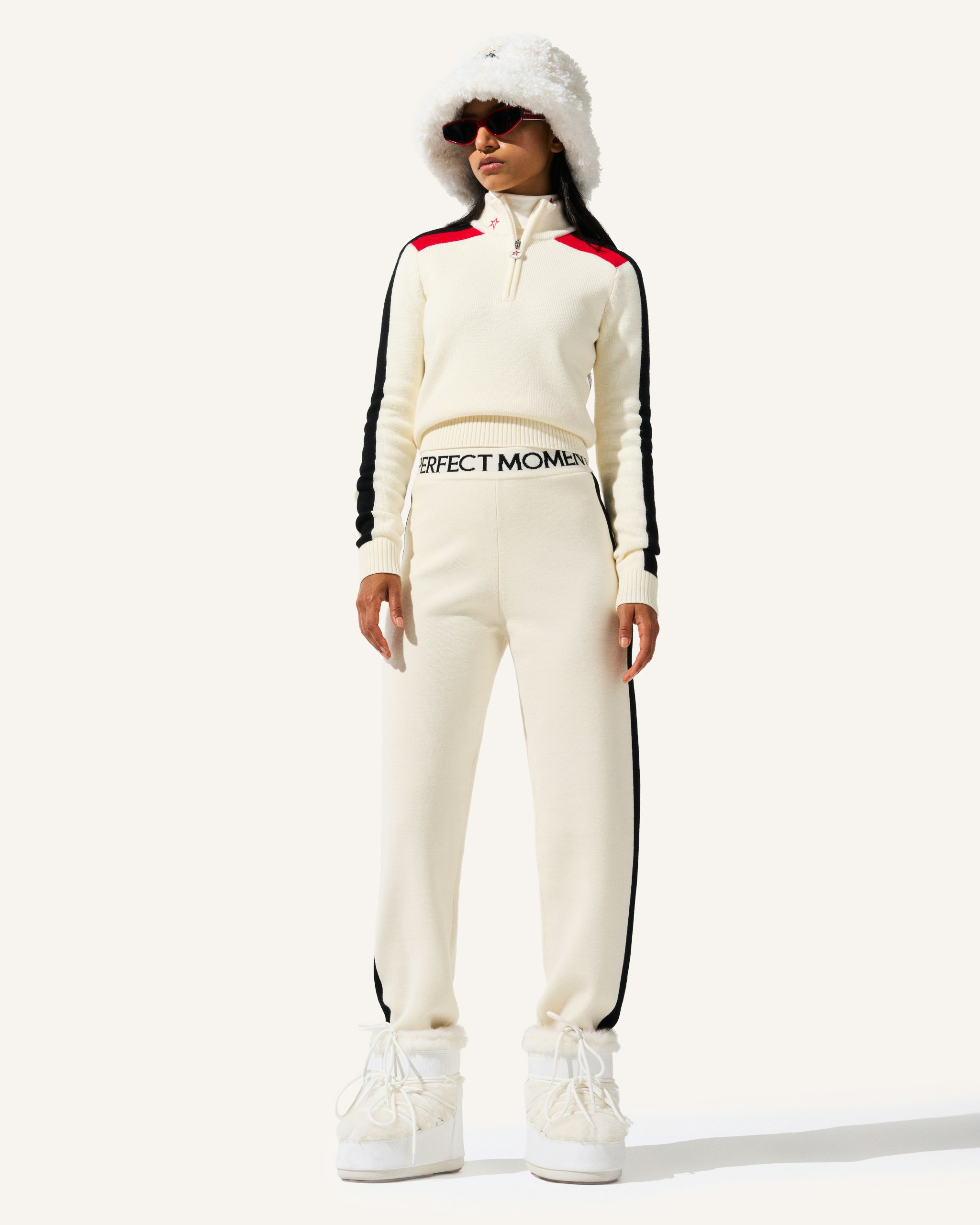 LA Tour Merino Wool 1/4 Zip Sweater 4