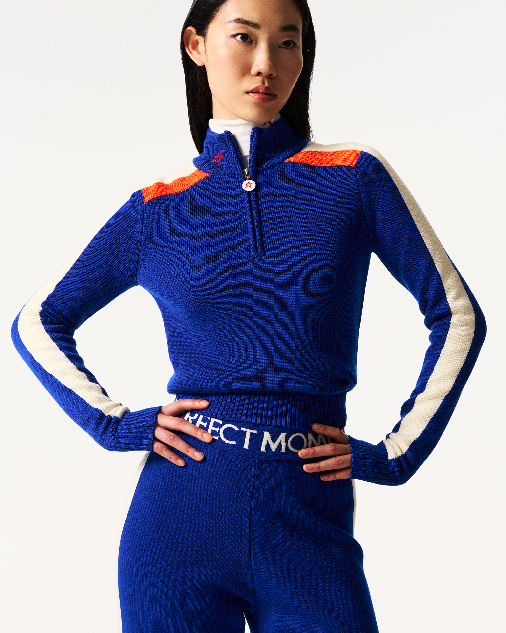 LA Tour Merino Wool 1/4 Zip Sweater | Perfect Moment