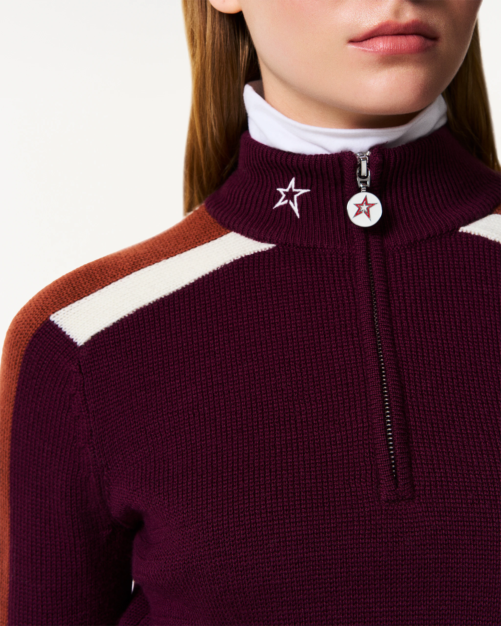 LA Tour Merino Wool 1/4 Zip Sweater | Perfect Moment