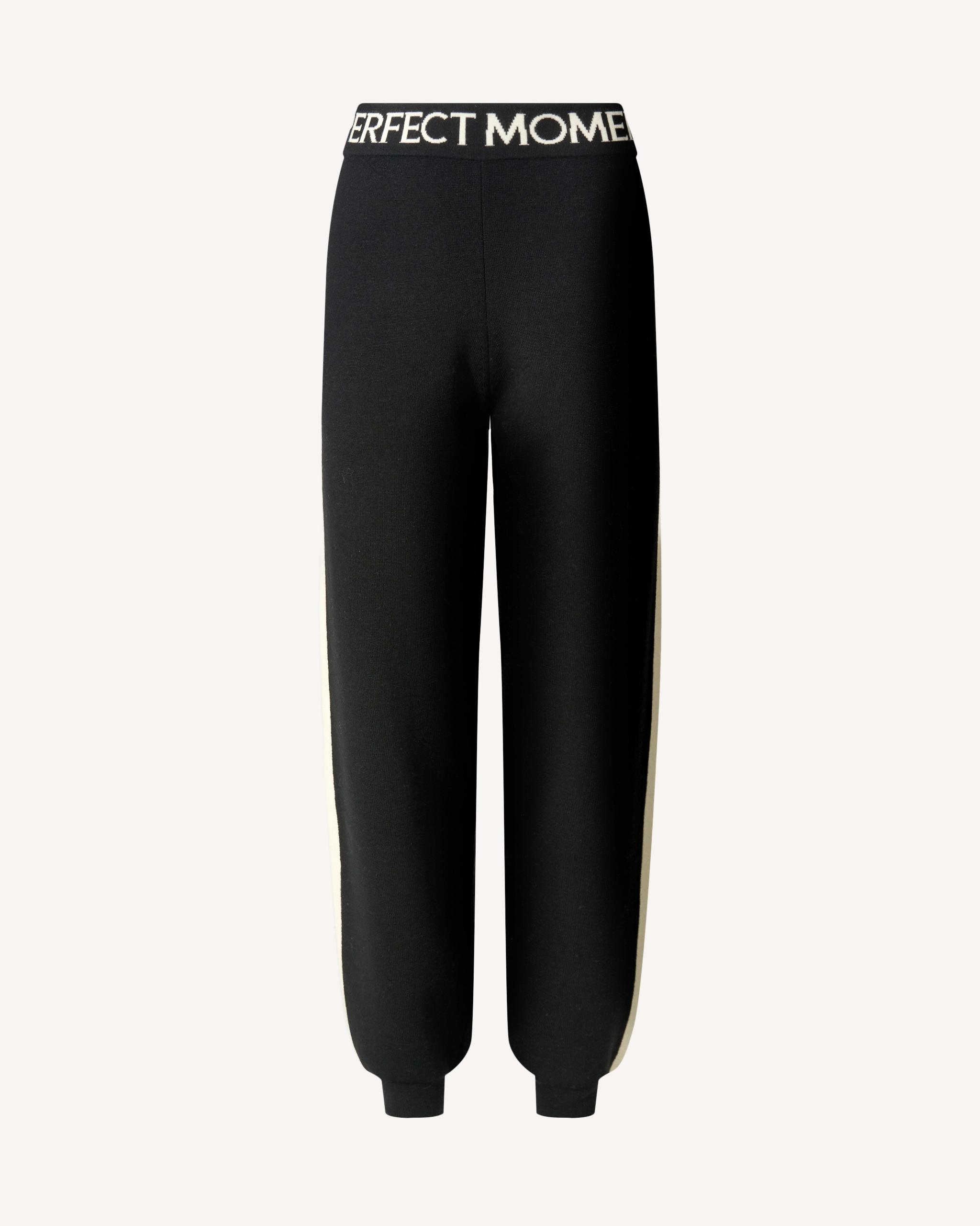 Perfect Moment La Tour Merino Wool Jogger Pant Xl In Black