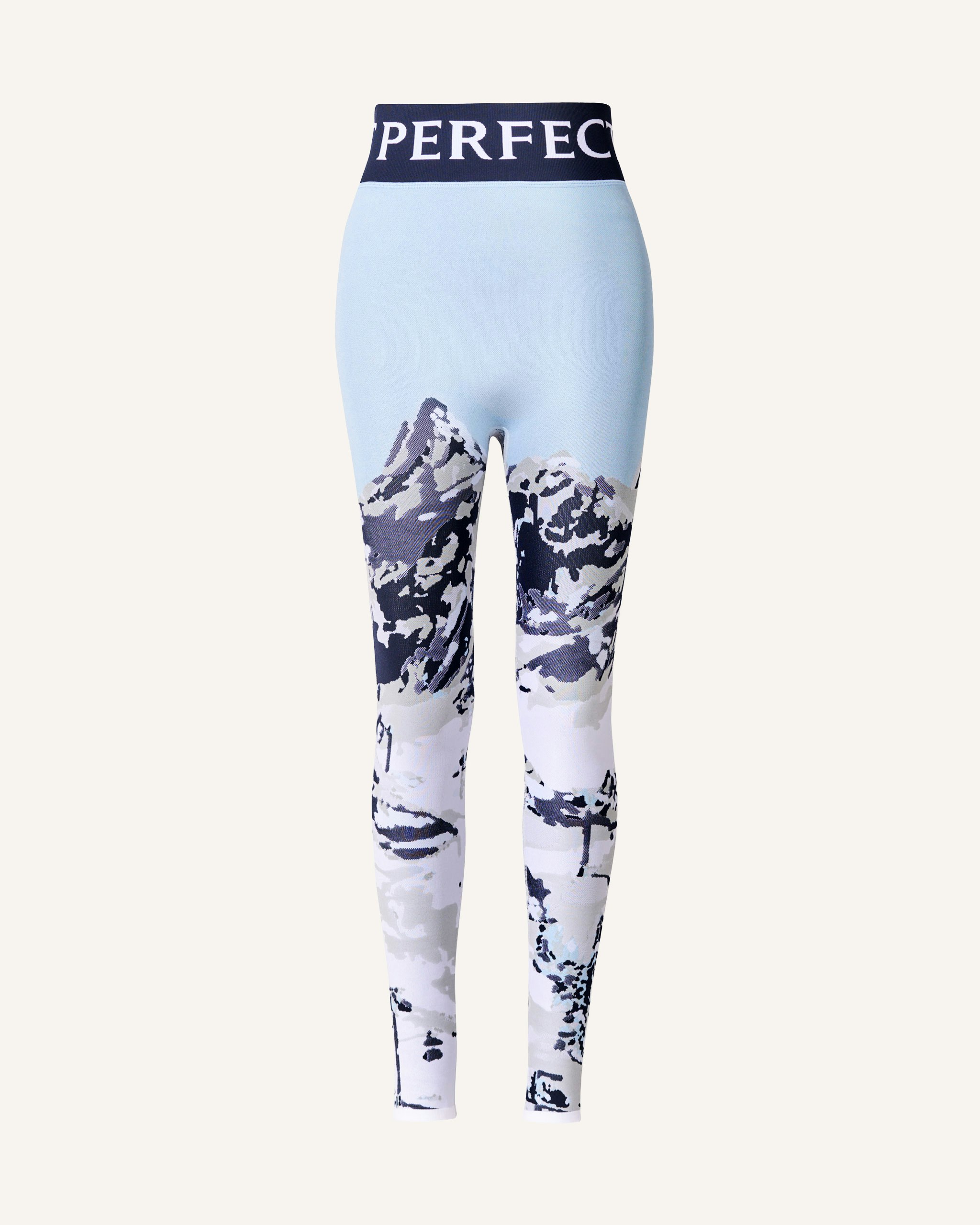 Mountain Print Jacquard Legging 0 Mountain Print Jacquard Legging