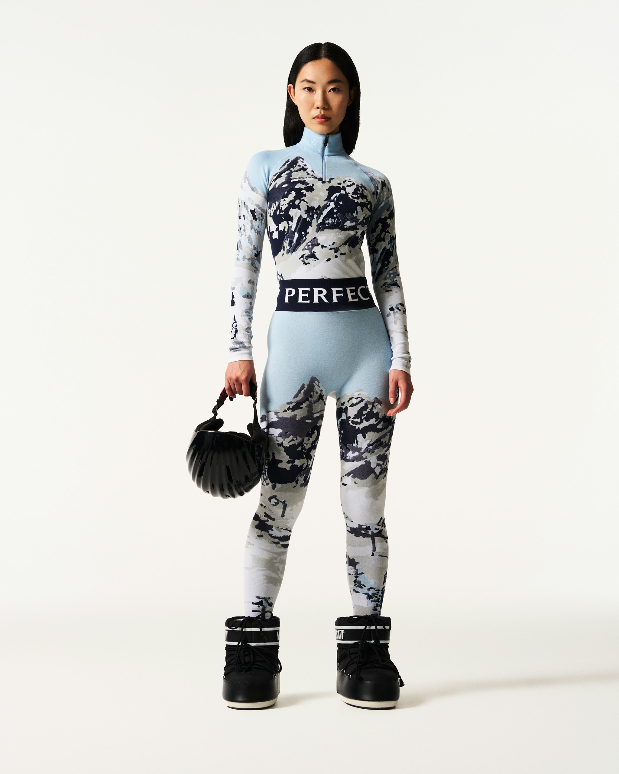 Mountain Print Jacquard Legging 1 Mountain Print Jacquard Legging