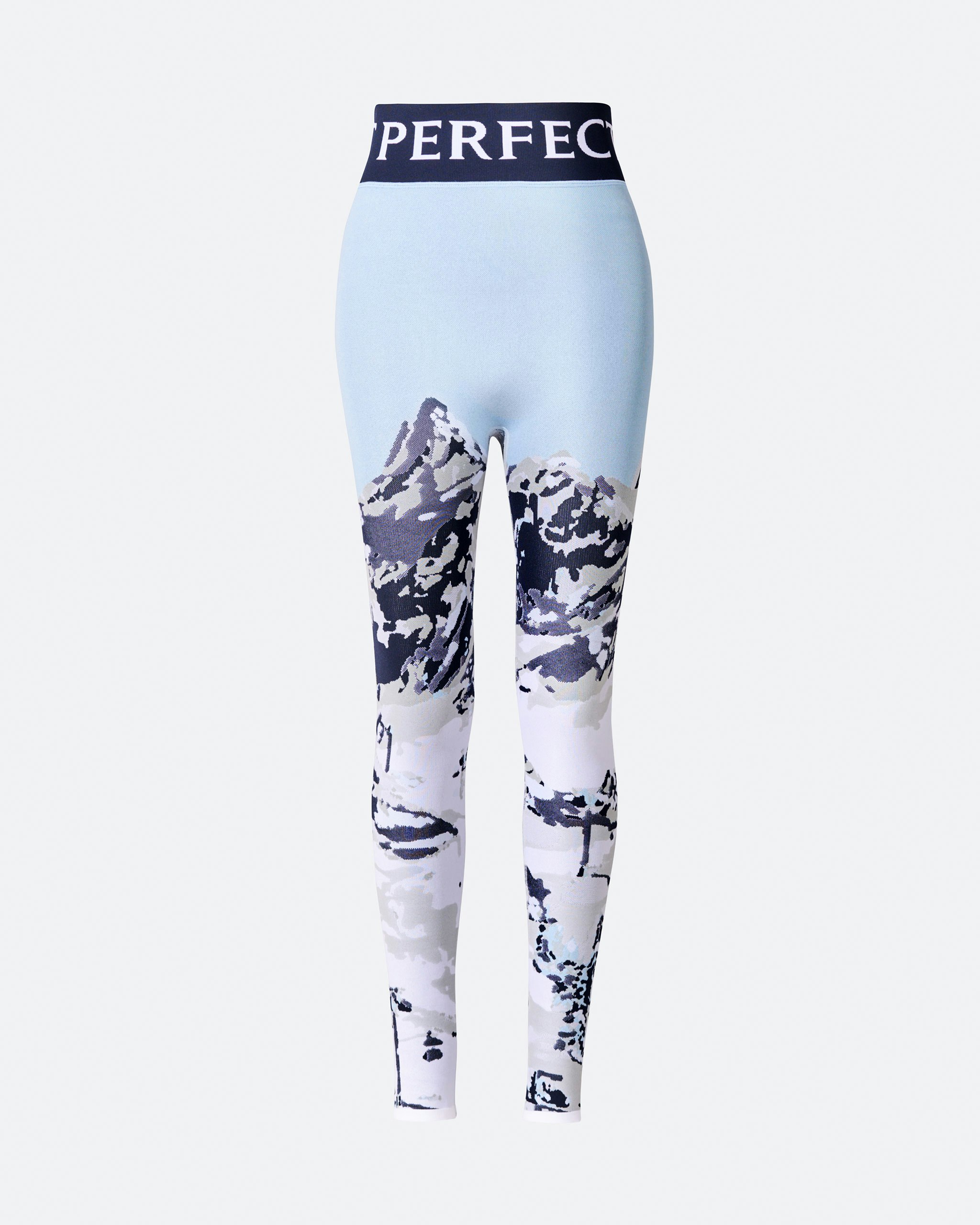 Mountain Print Jacquard Legging 0