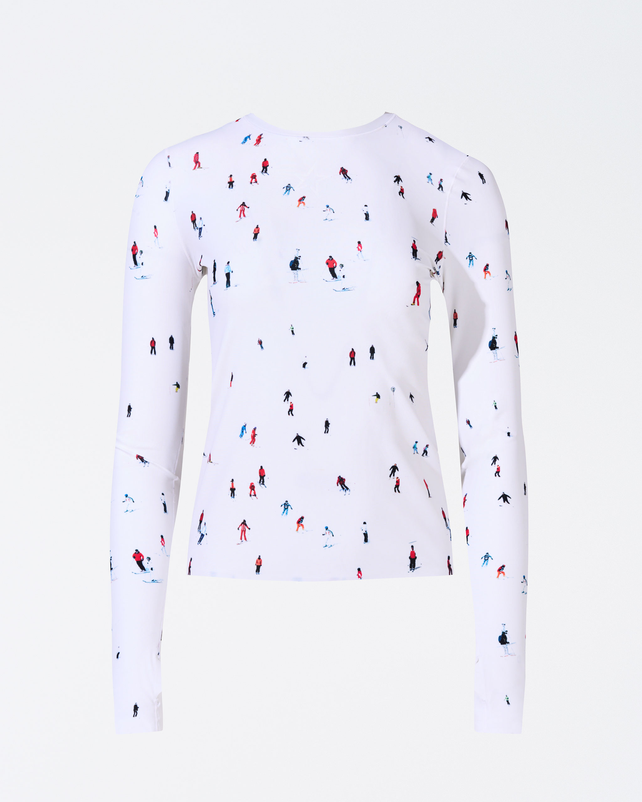 Perfect Moment Pm X Dede Johnston Compression Base Layer Top Xl In Dede-ski-print