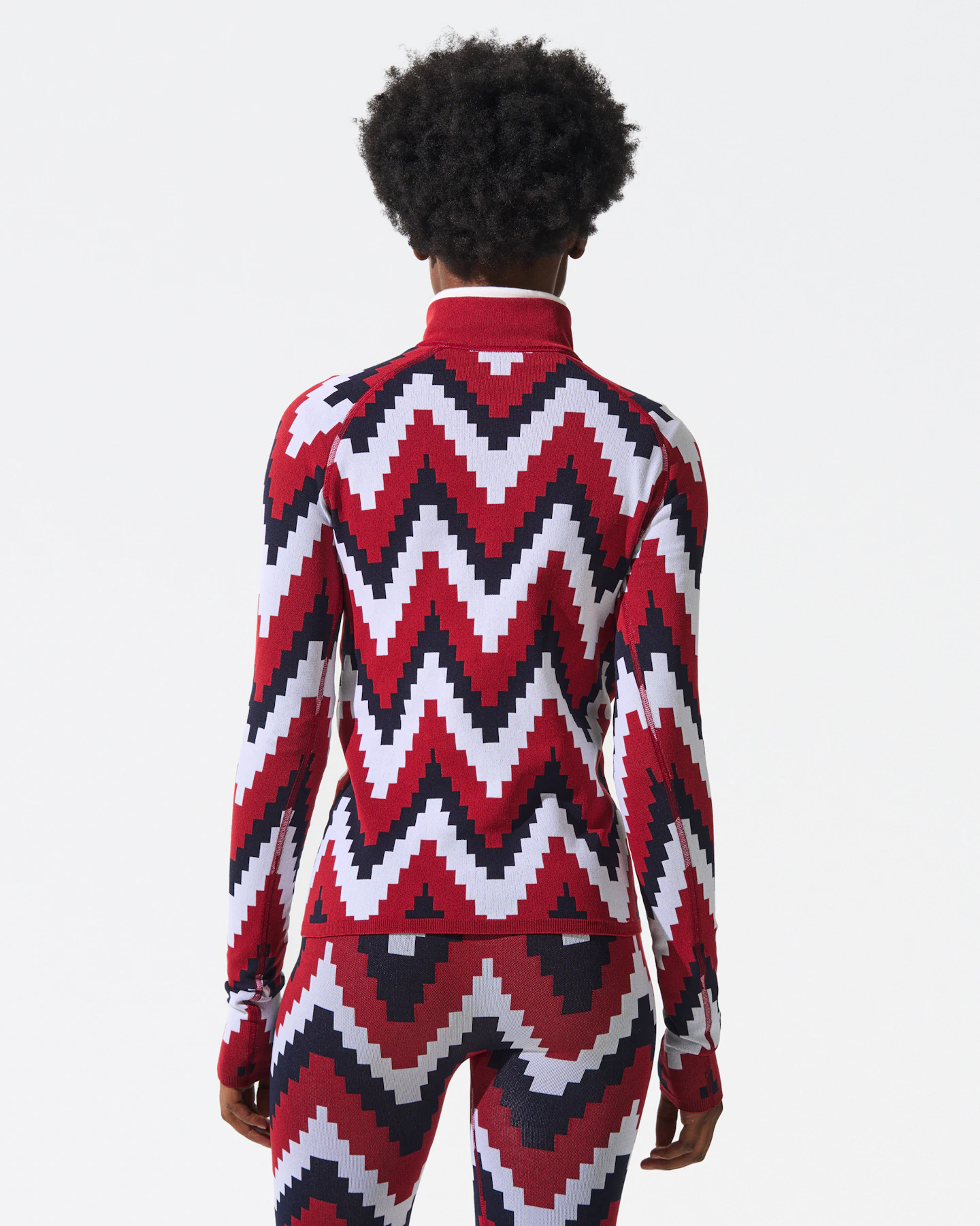 Chevron 1/4-Zip Base Layer Top 2