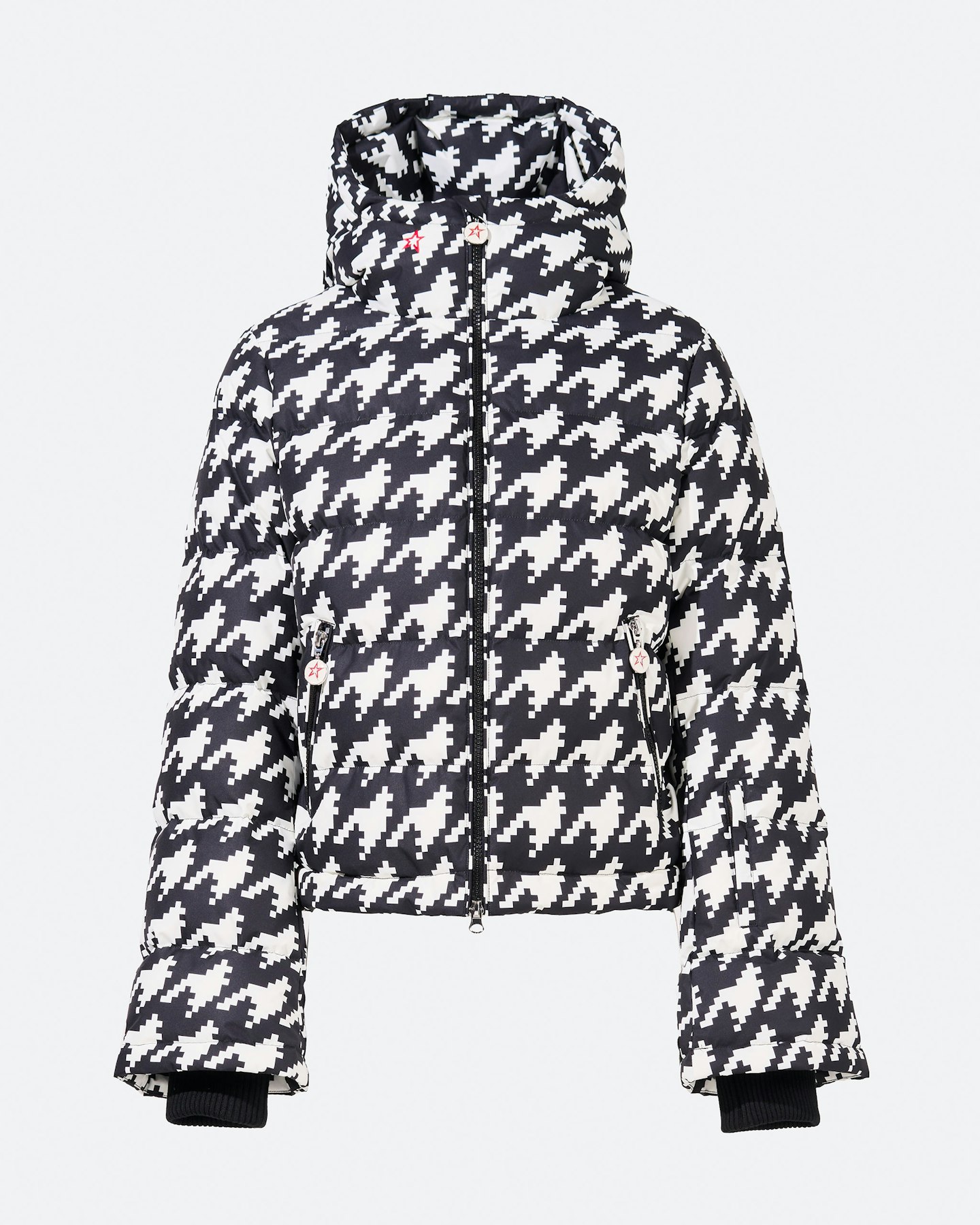 Houndstooth Polar Flare Down Jacket 0