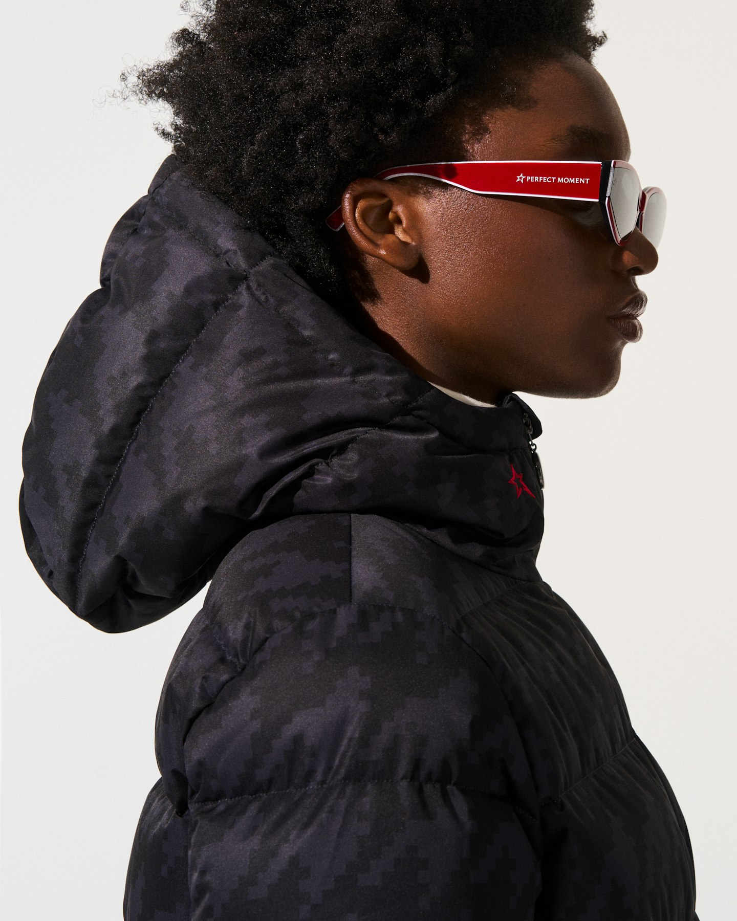 Houndstooth Polar Flare Down Jacket 3