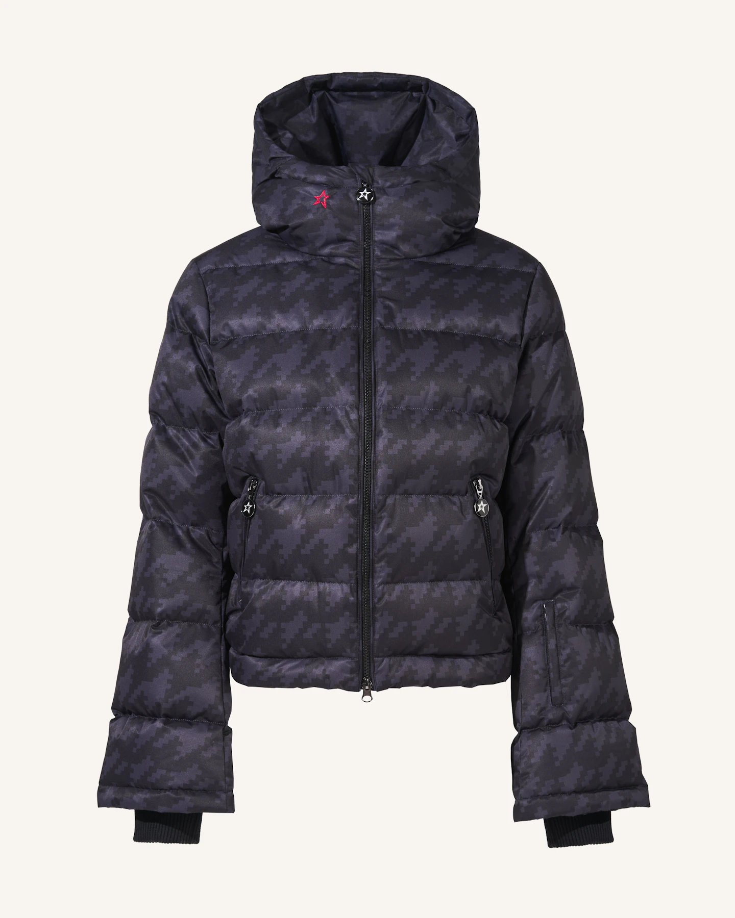 Houndstooth Polar Flare Down Jacket 0