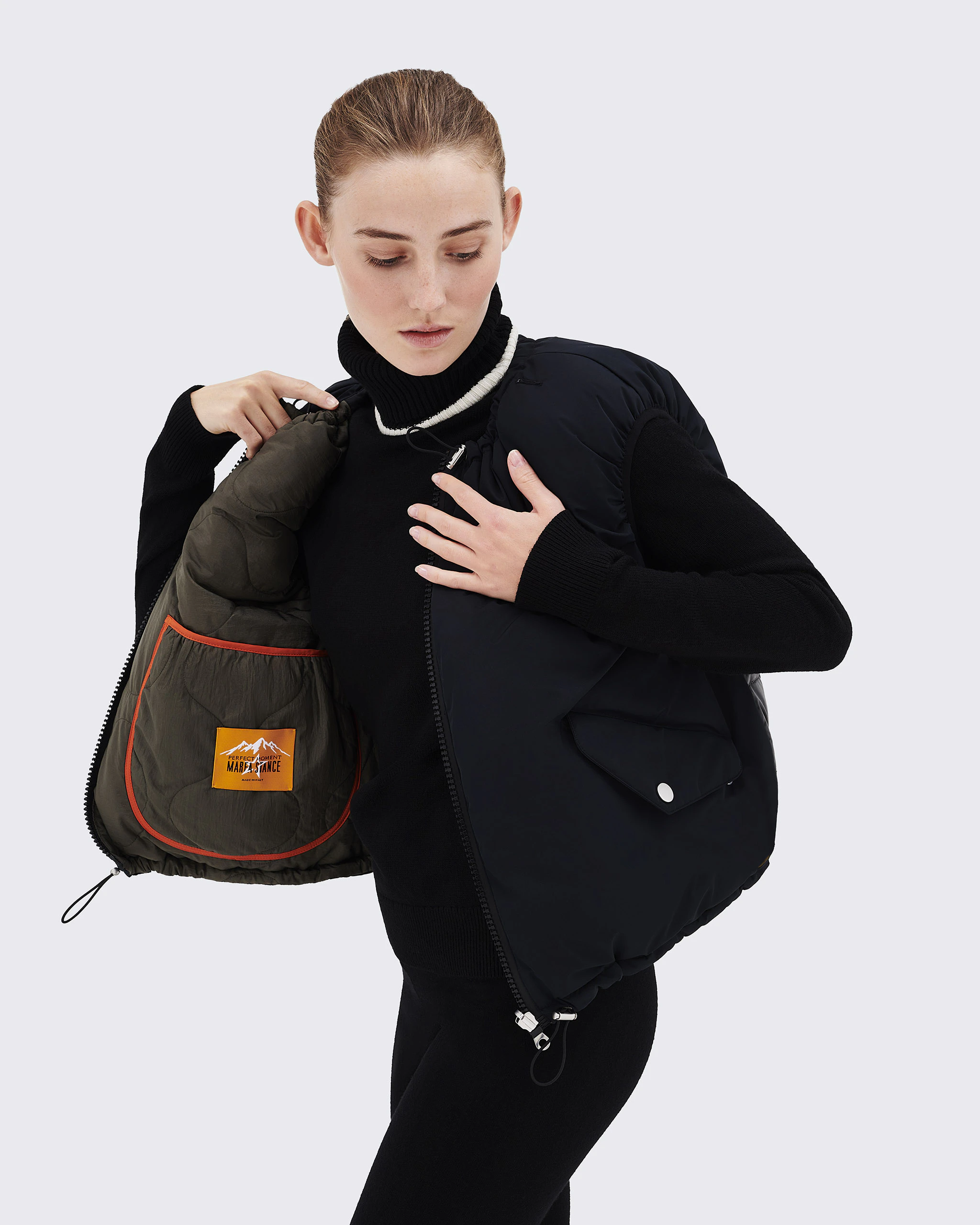 PM x Marfa Stance Reversible Ski Vest 1