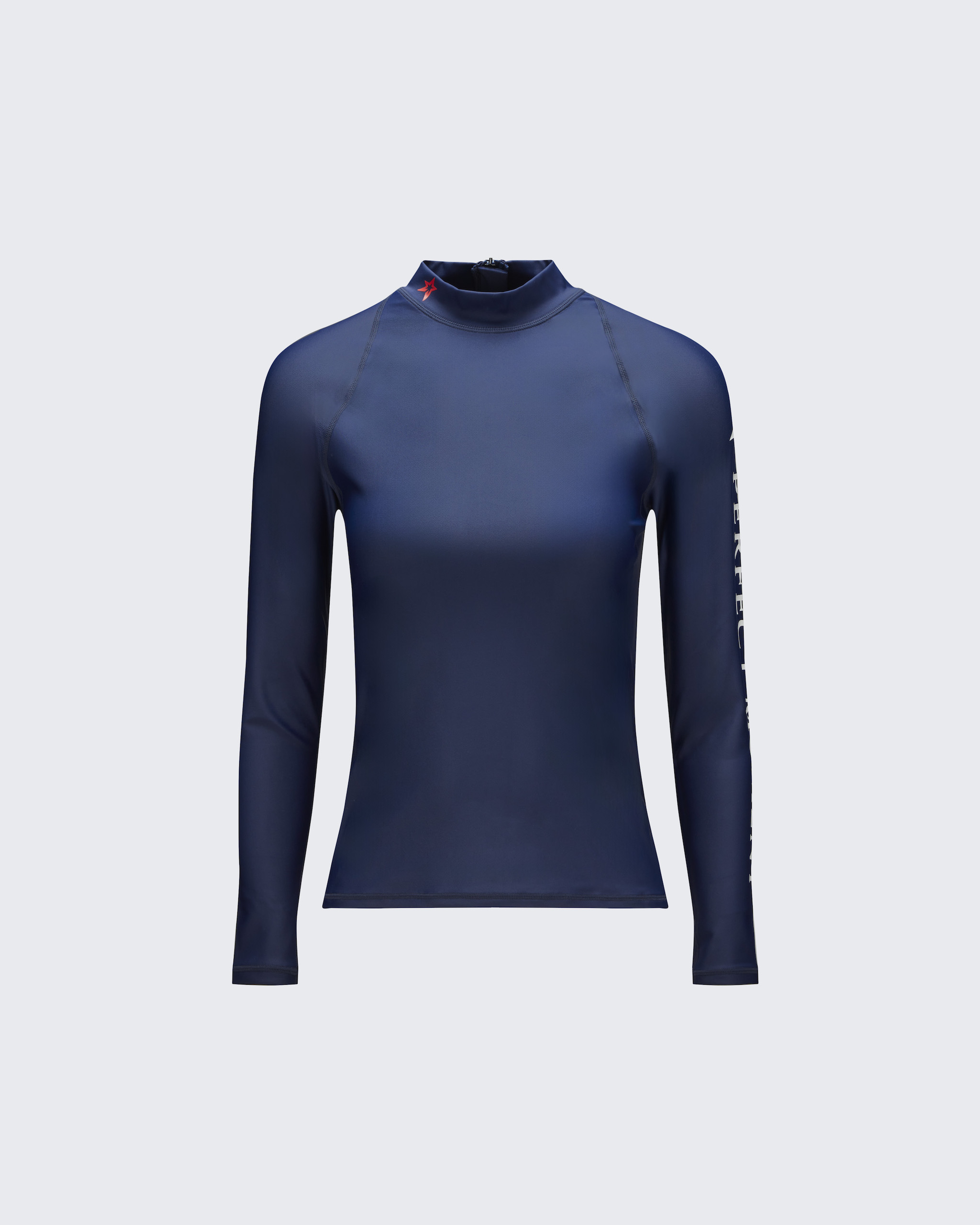 Perfect Moment Tempest Rash Guard Top Xs In Blue