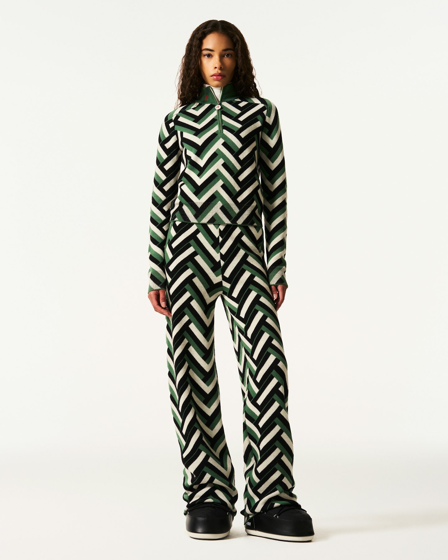 LA Tour Merino Wool 1/4 Zip Sweater 2