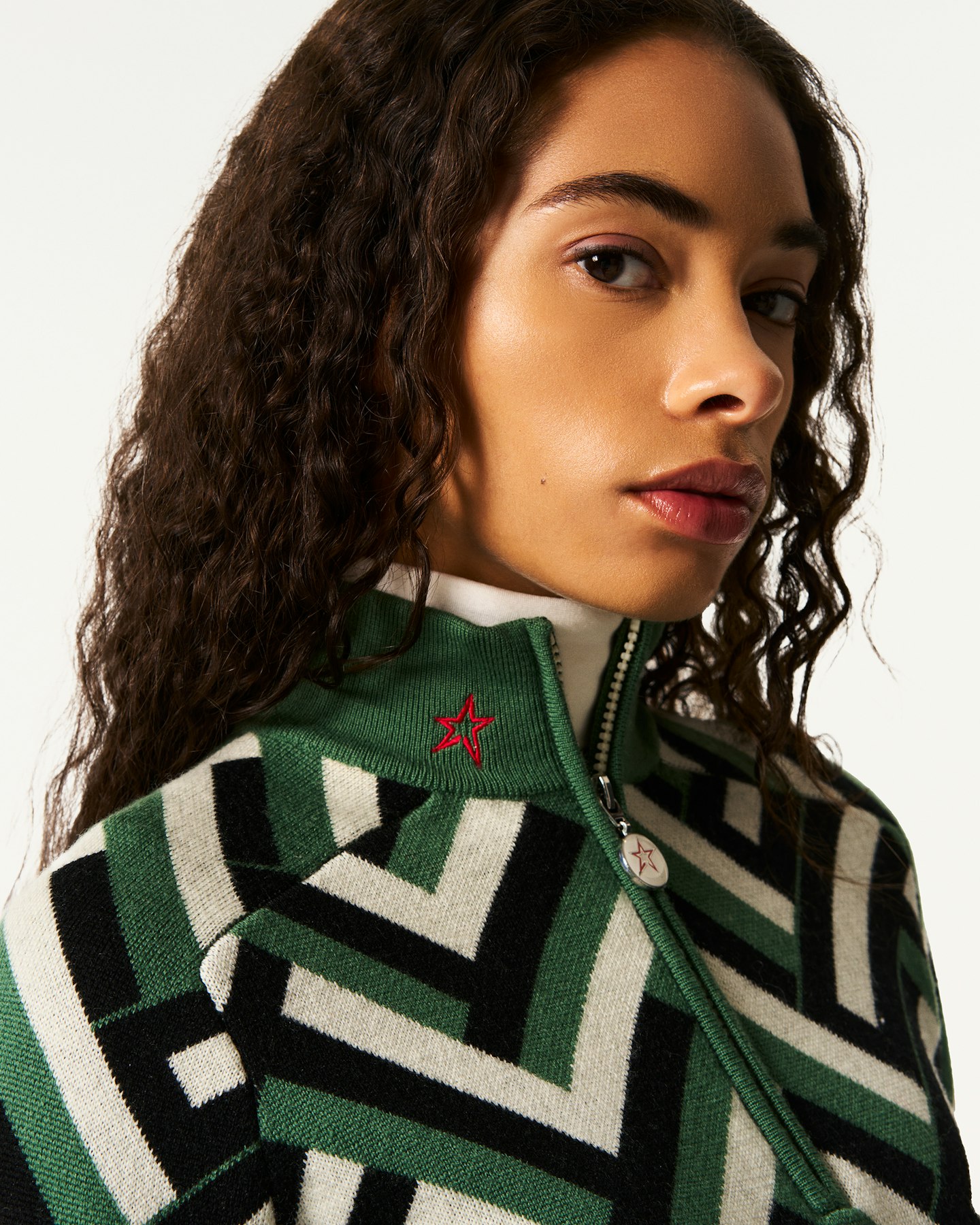 LA Tour Merino Wool 1/4 Zip Sweater 4