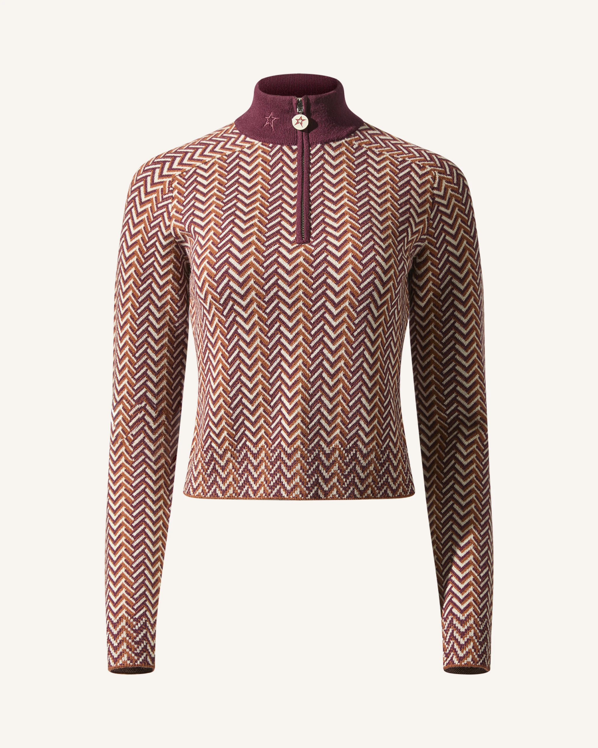 LA Tour Merino Wool 1/4 Zip Sweater | Perfect Moment | Perfect Moment
