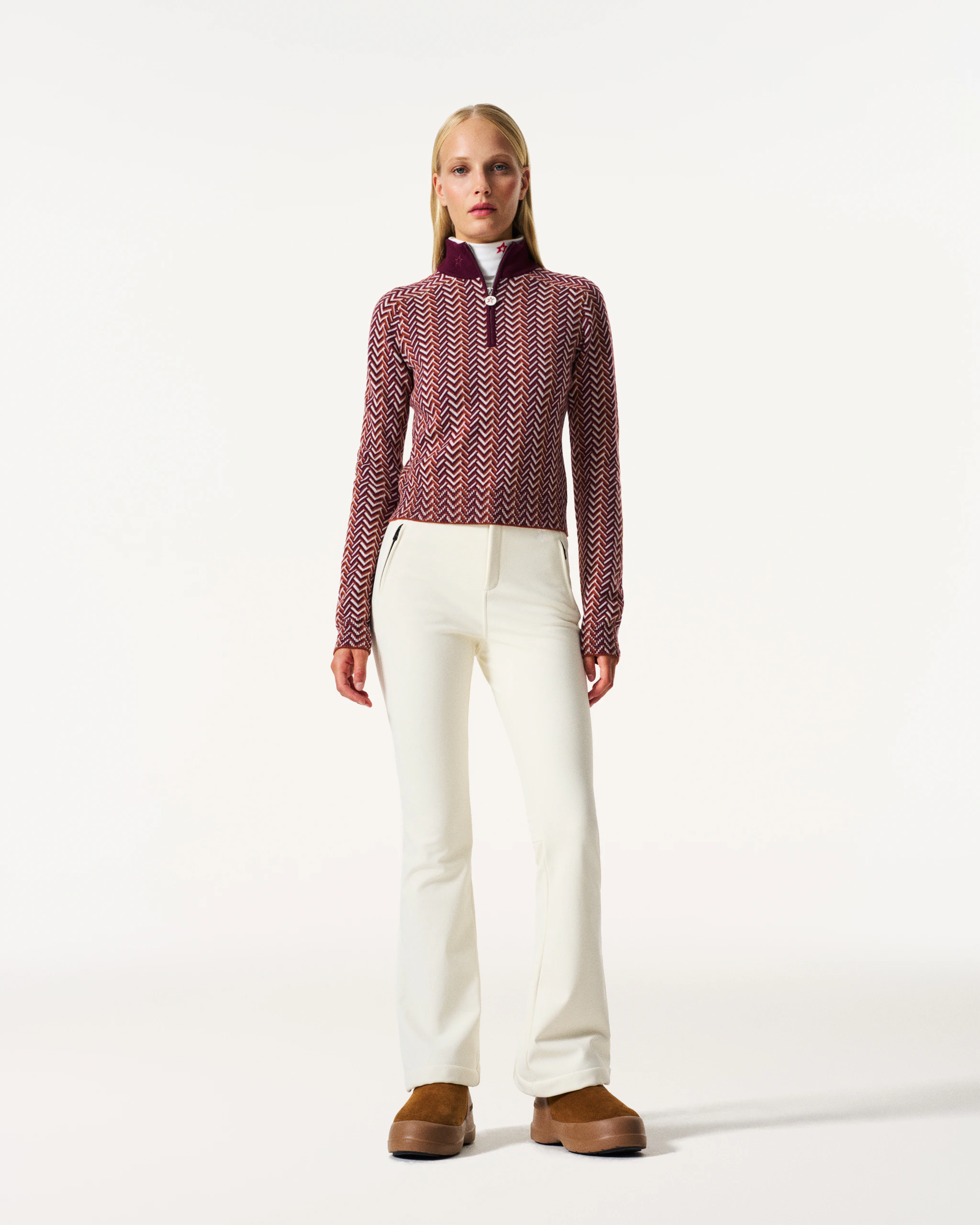 LA Tour Merino Wool 1/4 Zip Sweater 1 LA Tour Merino Wool 1/4 Zip Sweater