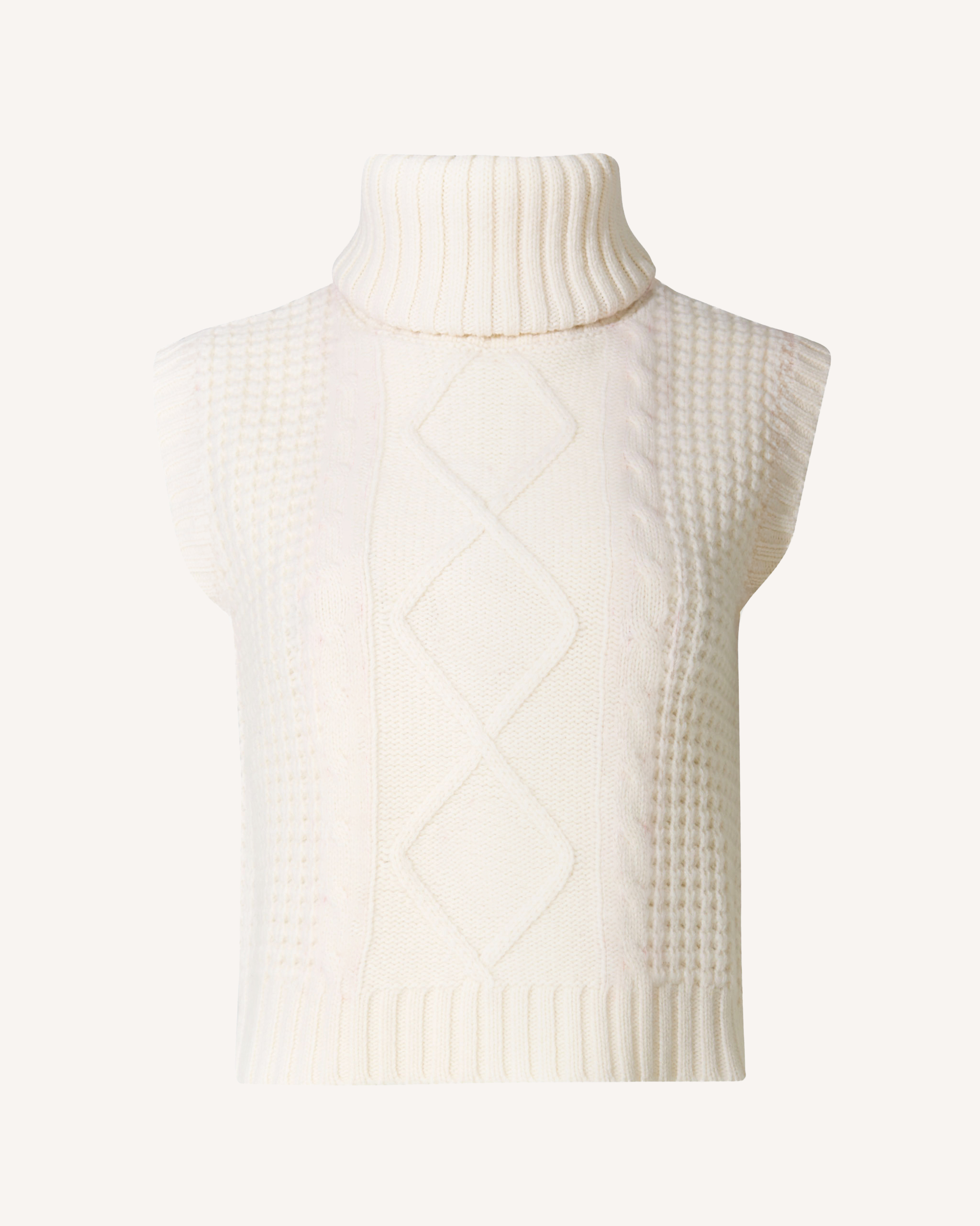 Perfect Moment Crystal Merino Wool Sleeveless Tank Xl In White