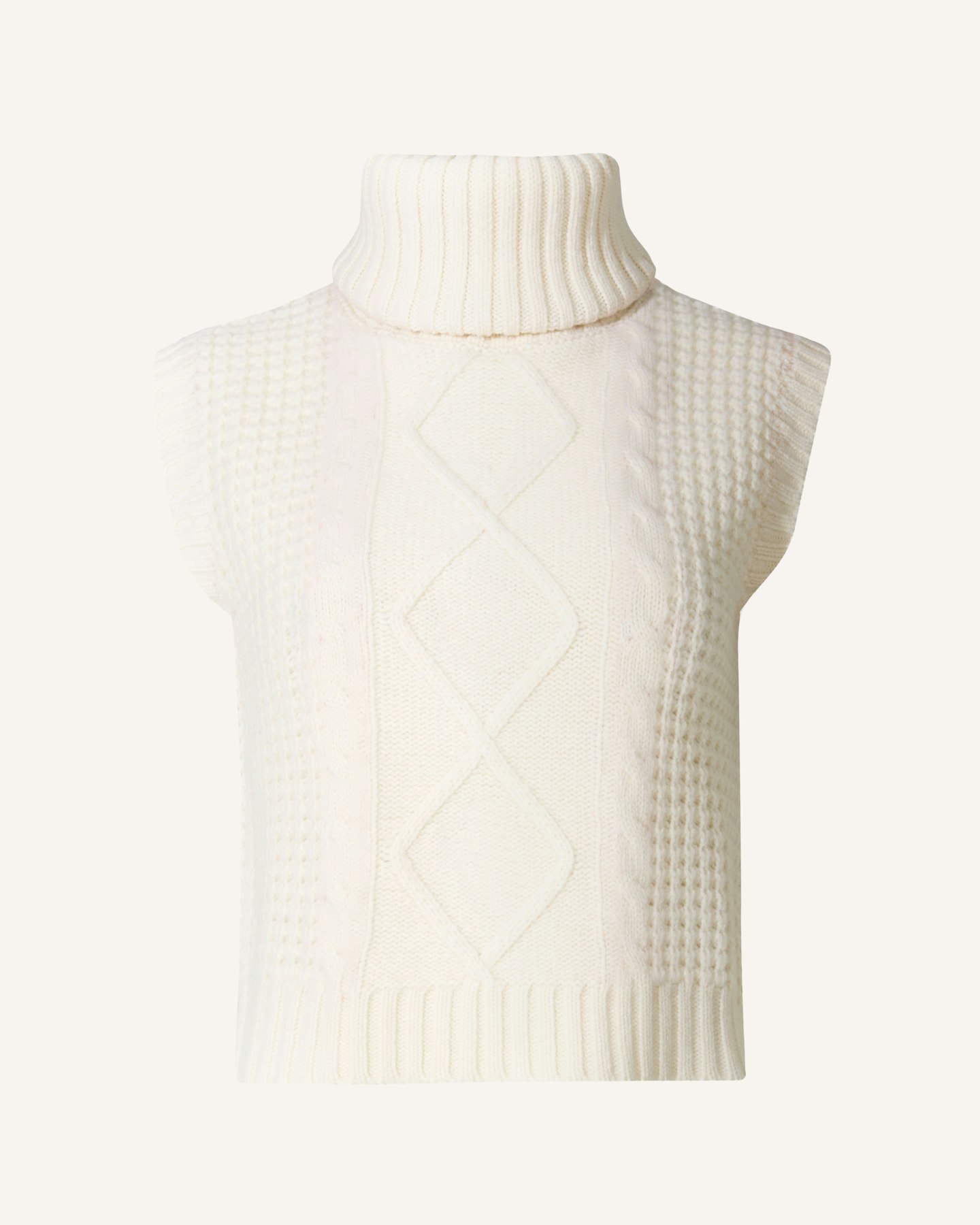 Crystal Merino Wool Sleeveless Tank 0