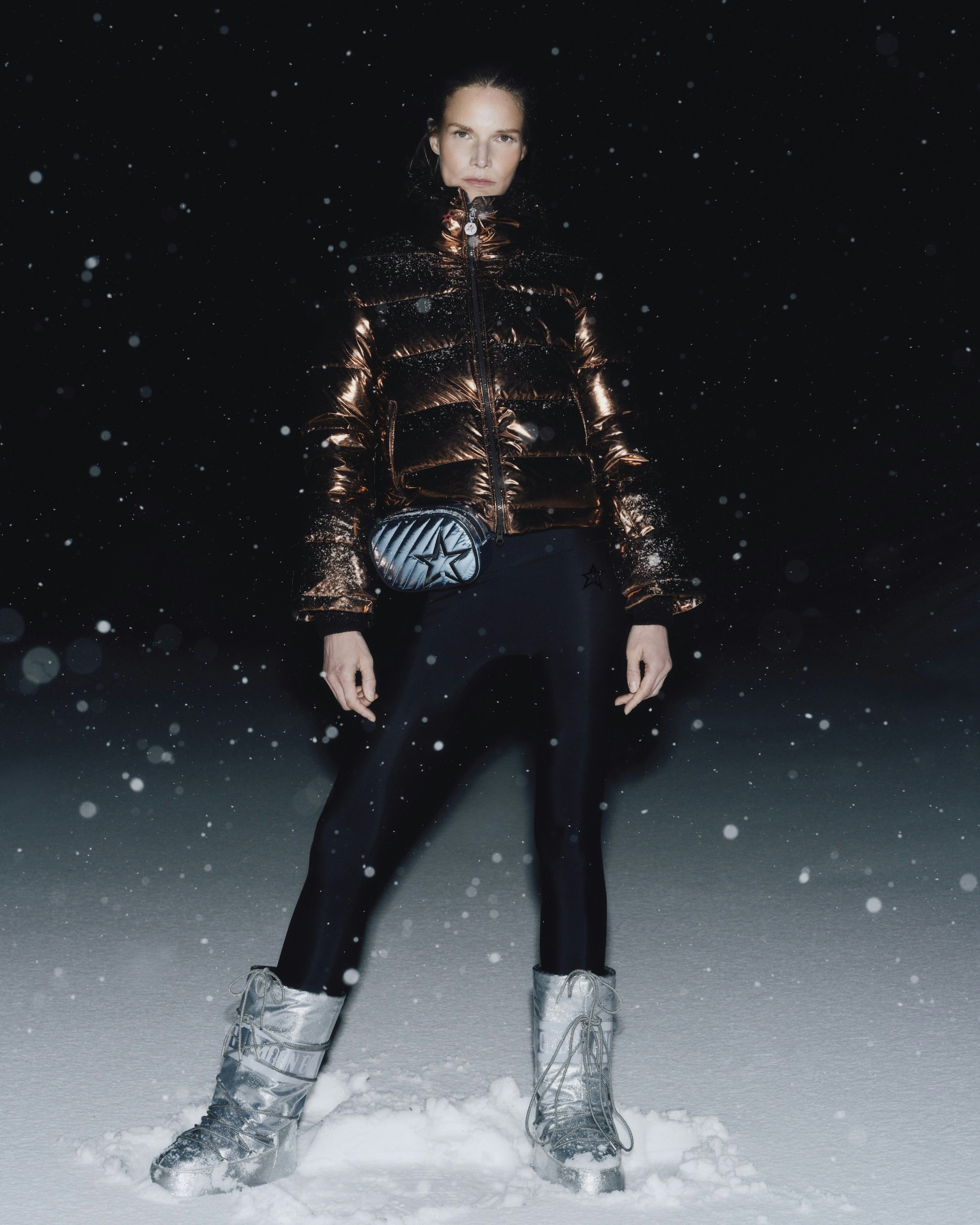 Metallic Polar Flare Down Jacket 1 Metallic Polar Flare Down Jacket