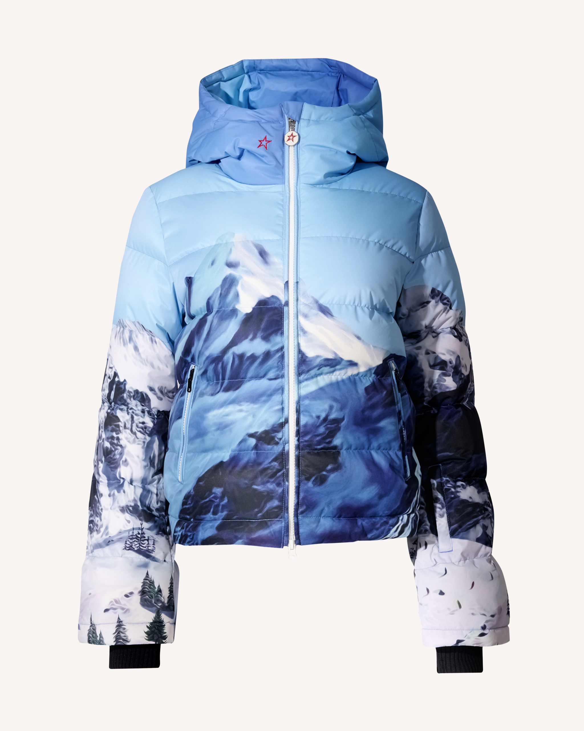 Perfect Moment Polar Flare Down Jacket Xl In Green