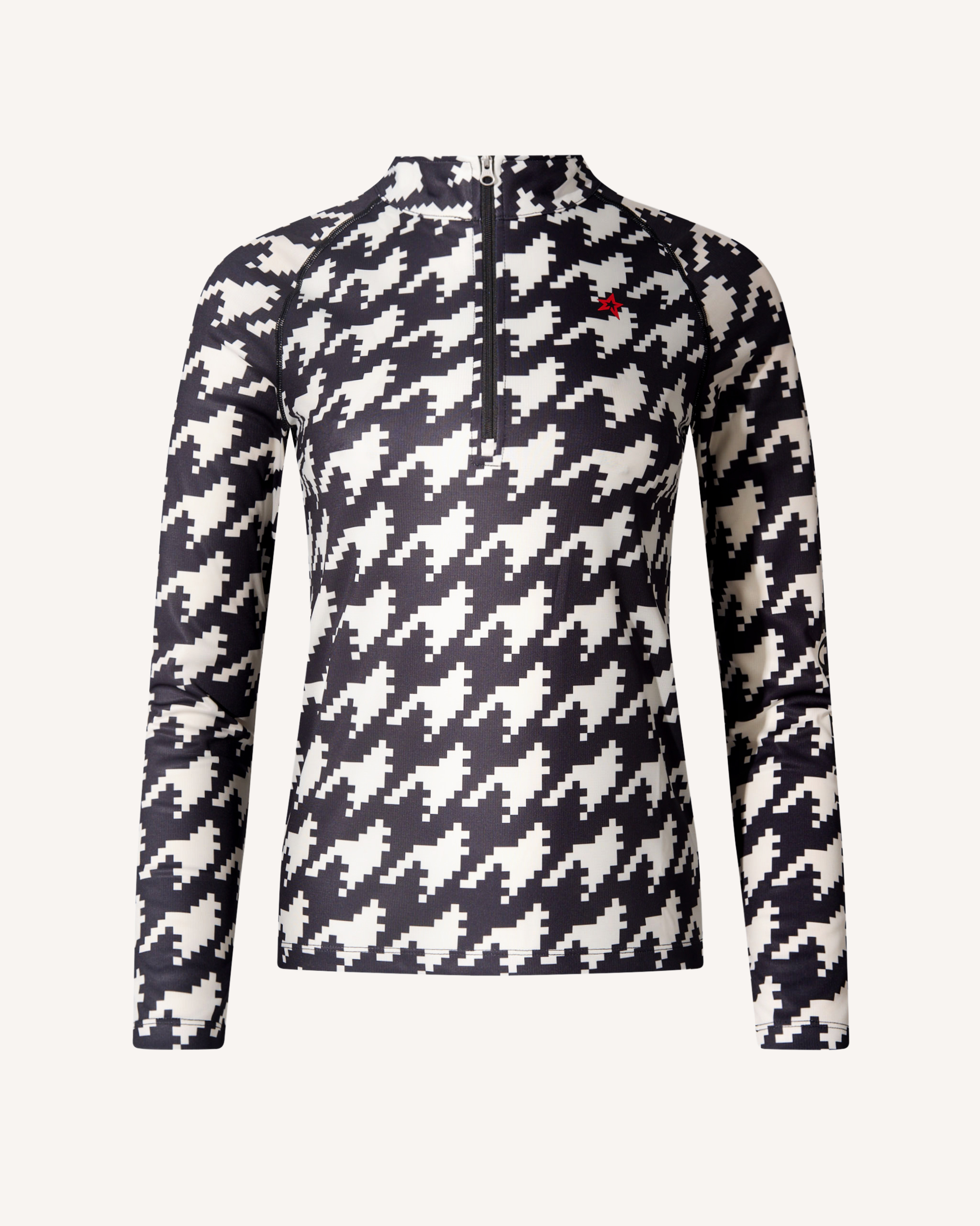 Perfect Moment 1/4 Zip Base Layer Top S In Black