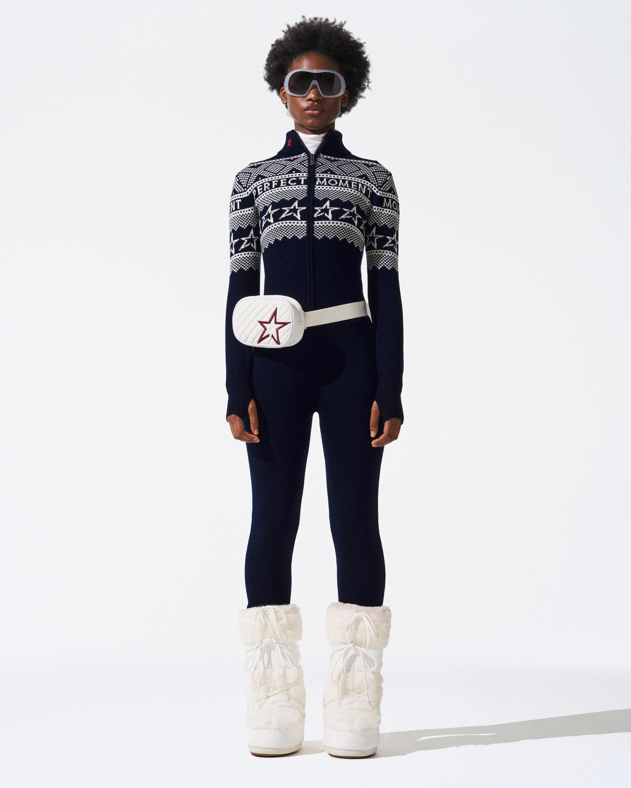 Intarsia-Knit Merino Wool Jumpsuit | Perfect Moment