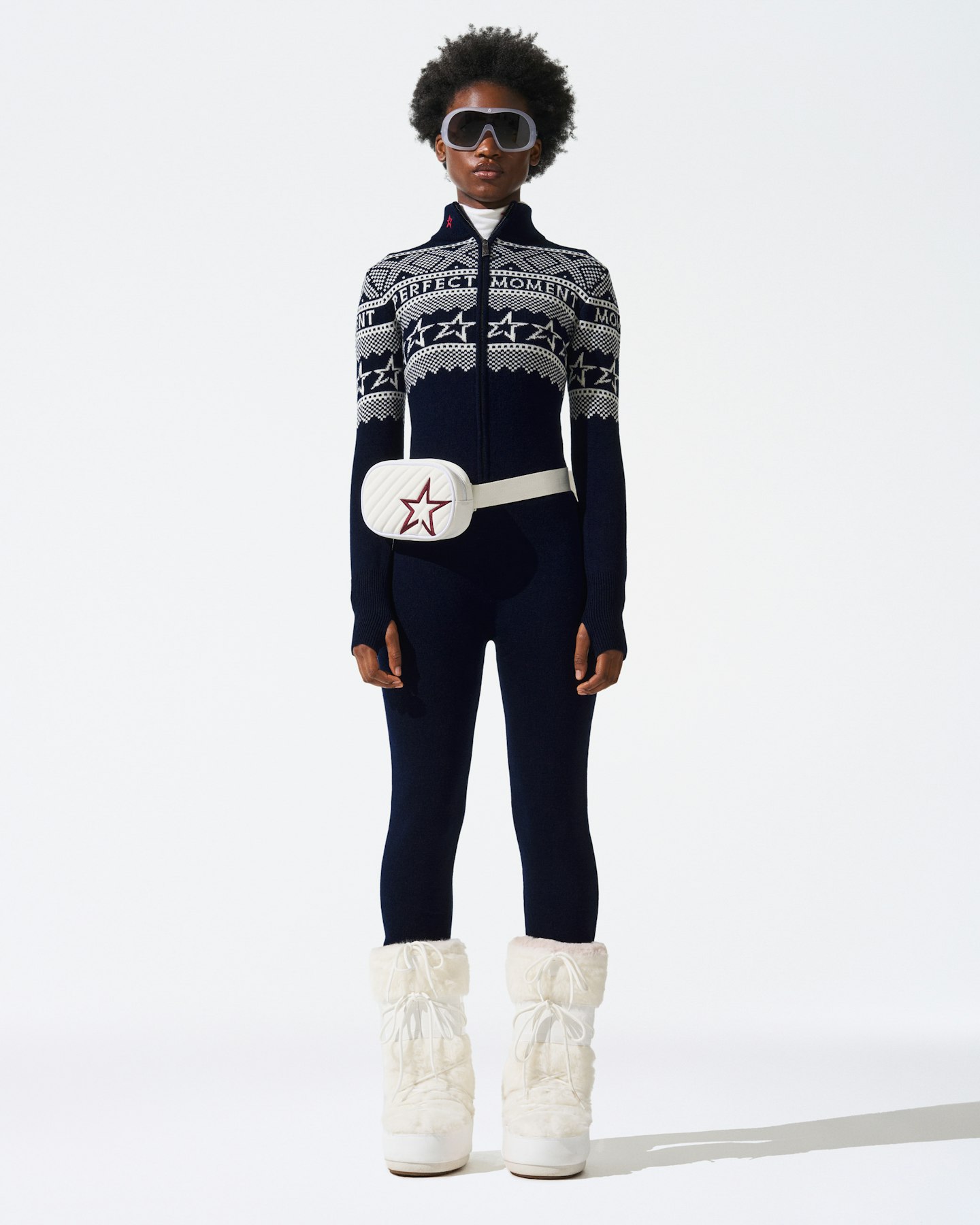 Intarsia-Knit Merino Wool Jumpsuit 1