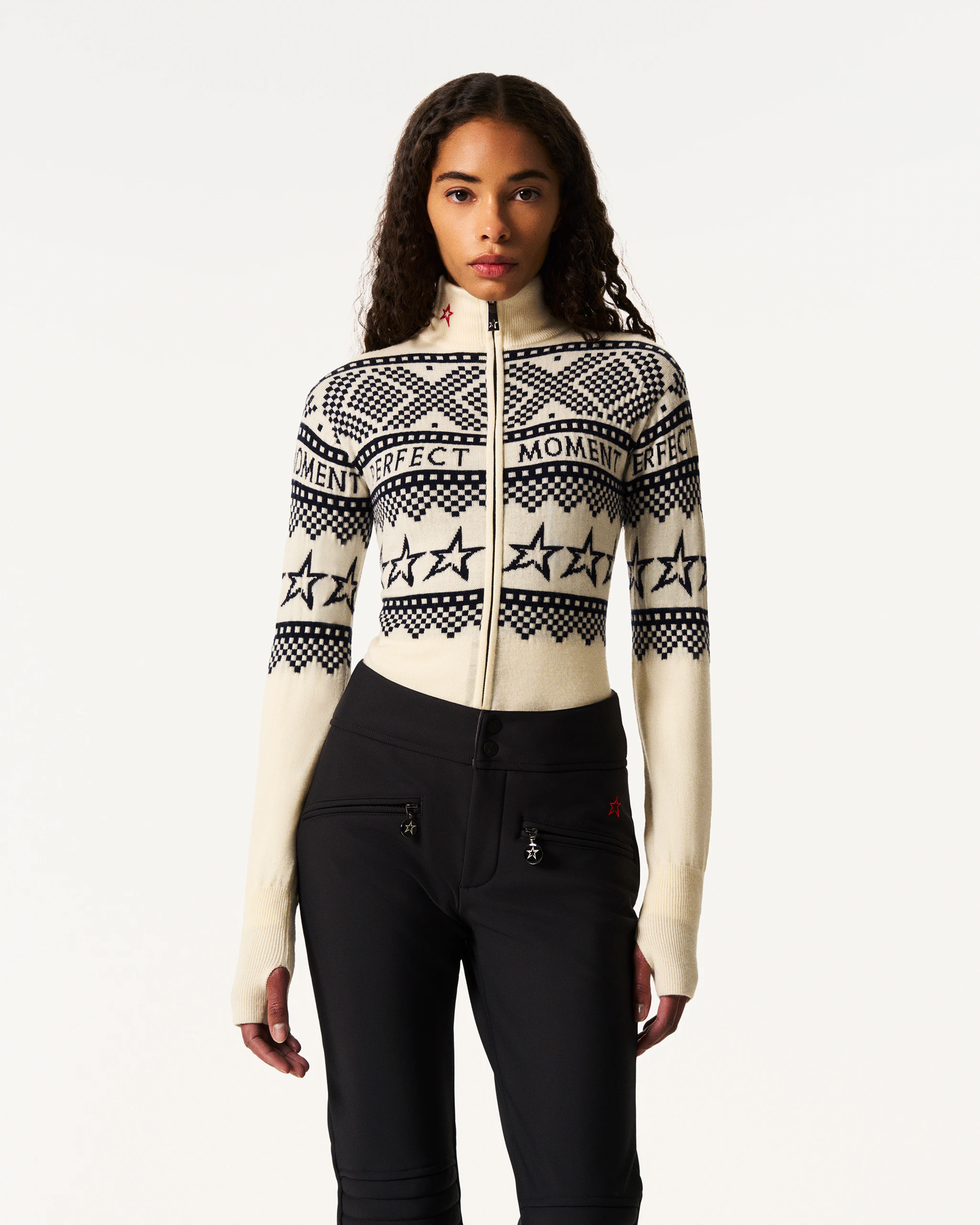 Intarsia-Knit Merino Wool Bodysuit | Perfect Moment Intarsia-Knit Merino Wool Bodysuit | Perfect Moment