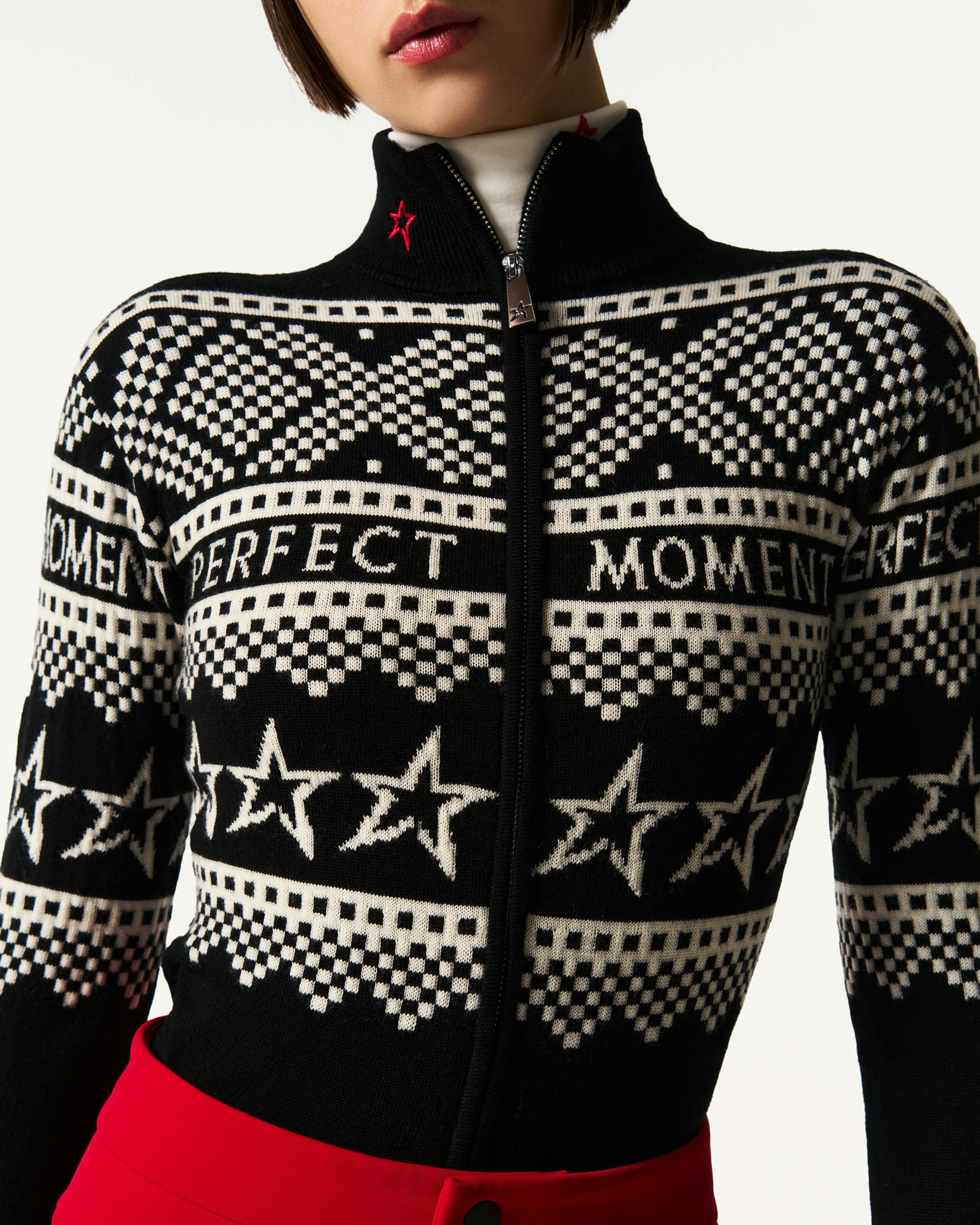 Intarsia-Knit Merino Wool Bodysuit | Perfect Moment