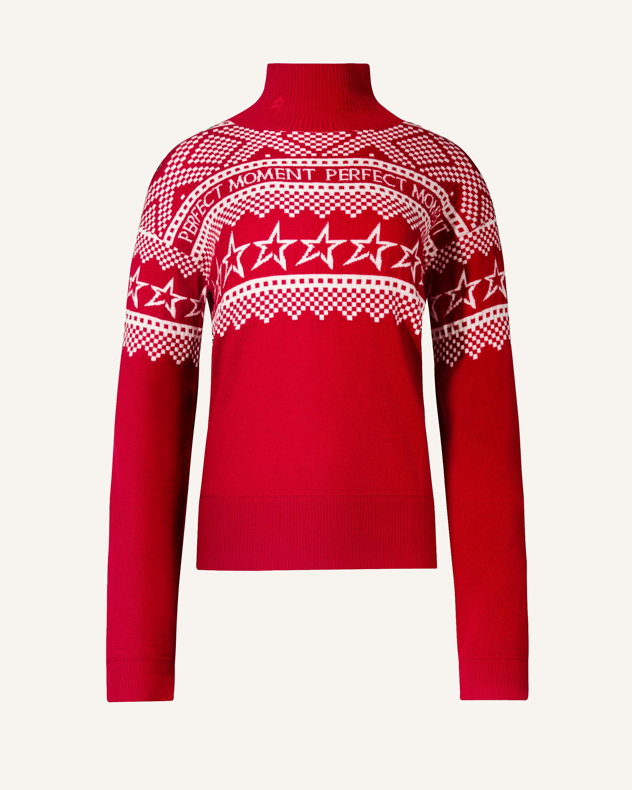 Intarsia-Knit Merino Wool Turtleneck 0